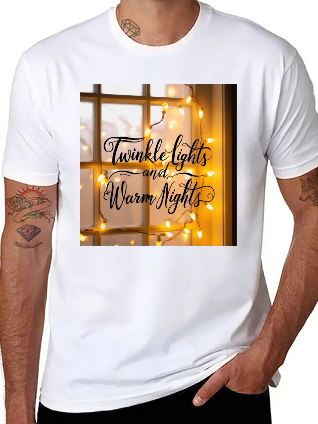 Twinkle Lights & Warm Nights Holiday T-Shirt