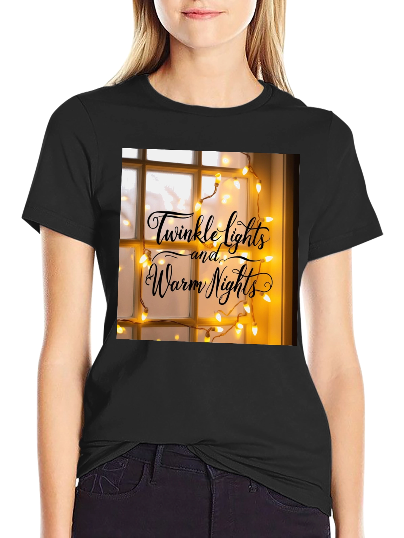 Twinkle Lights & Warm Nights Holiday T-Shirt