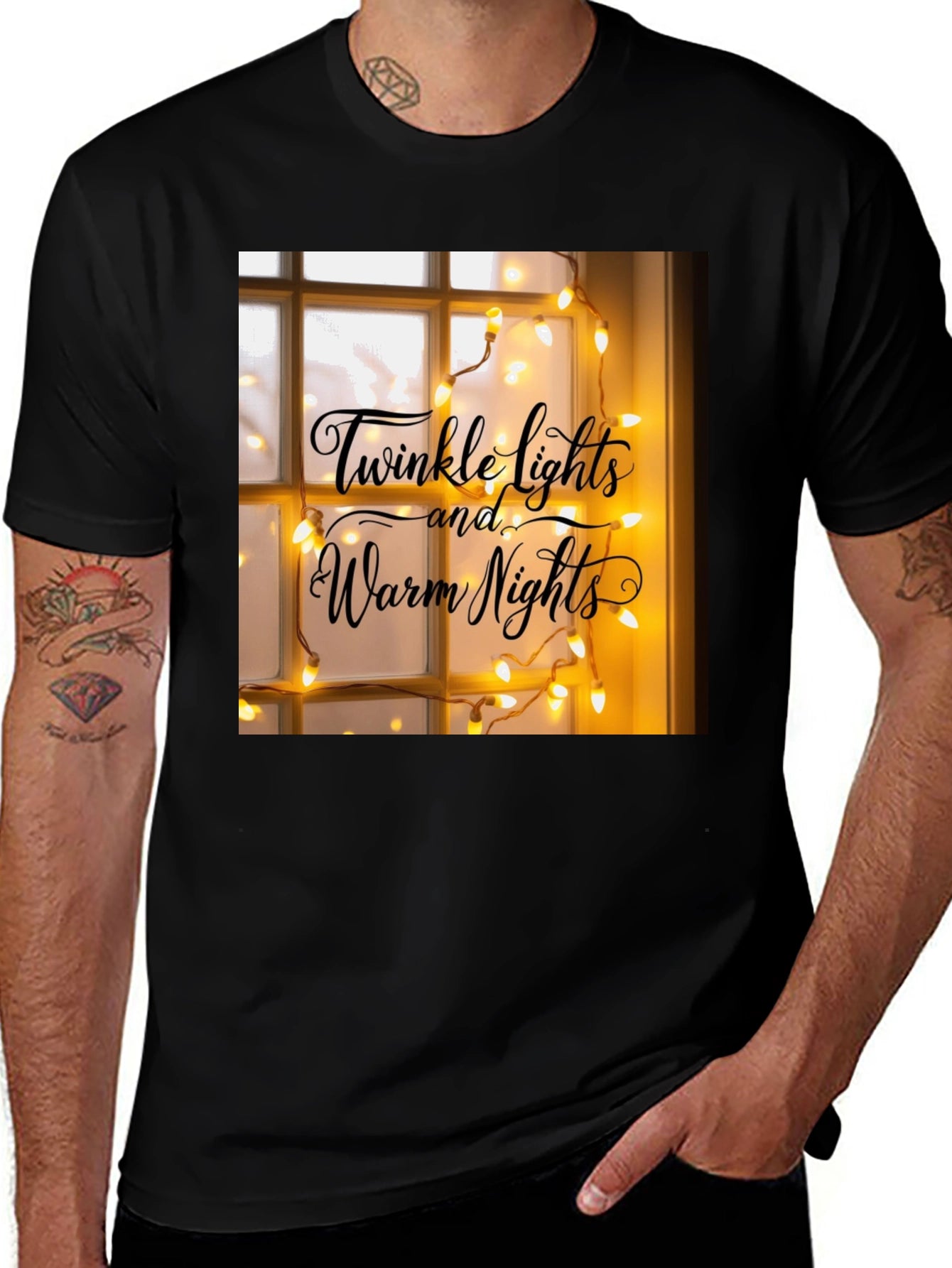 Twinkle Lights & Warm Nights Holiday T-Shirt