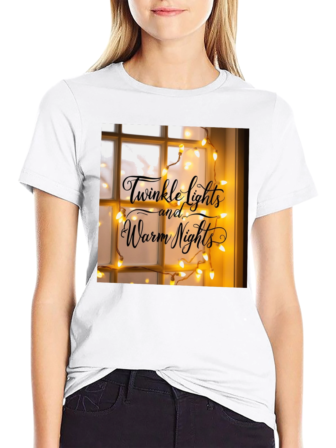 Twinkle Lights & Warm Nights Holiday T-Shirt