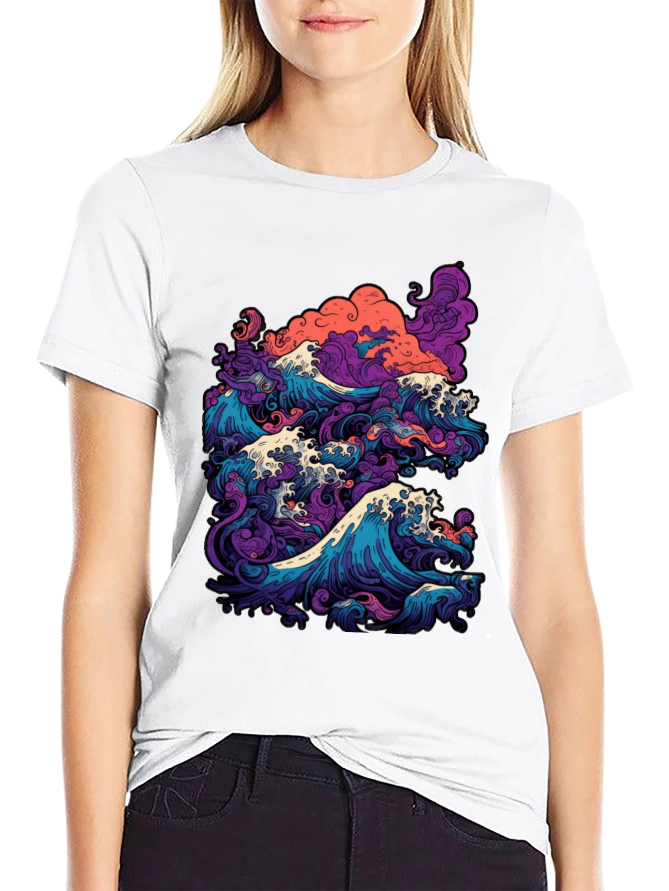 Ocean Wave Graphic T-Shirt