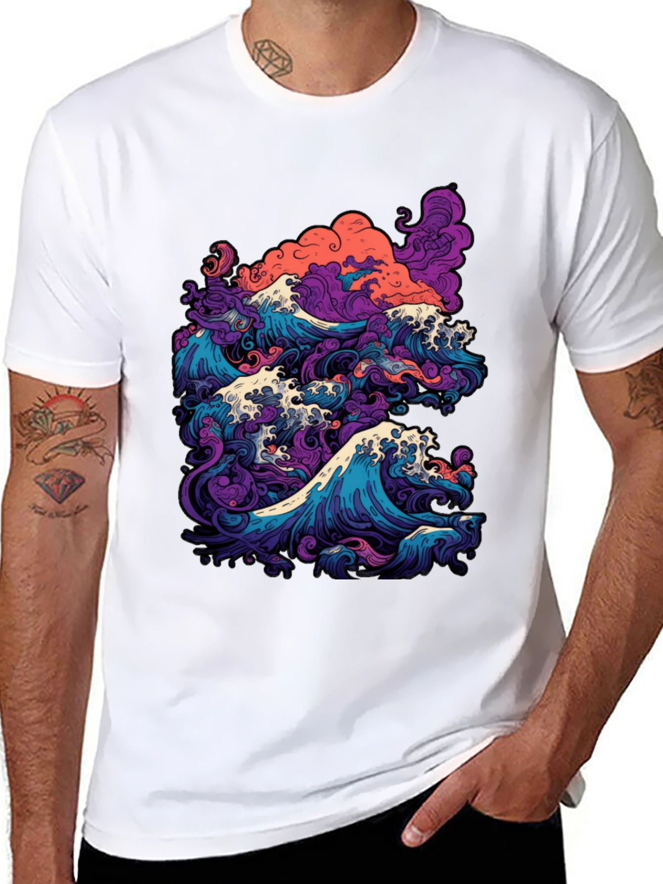 Ocean Wave Graphic T-Shirt