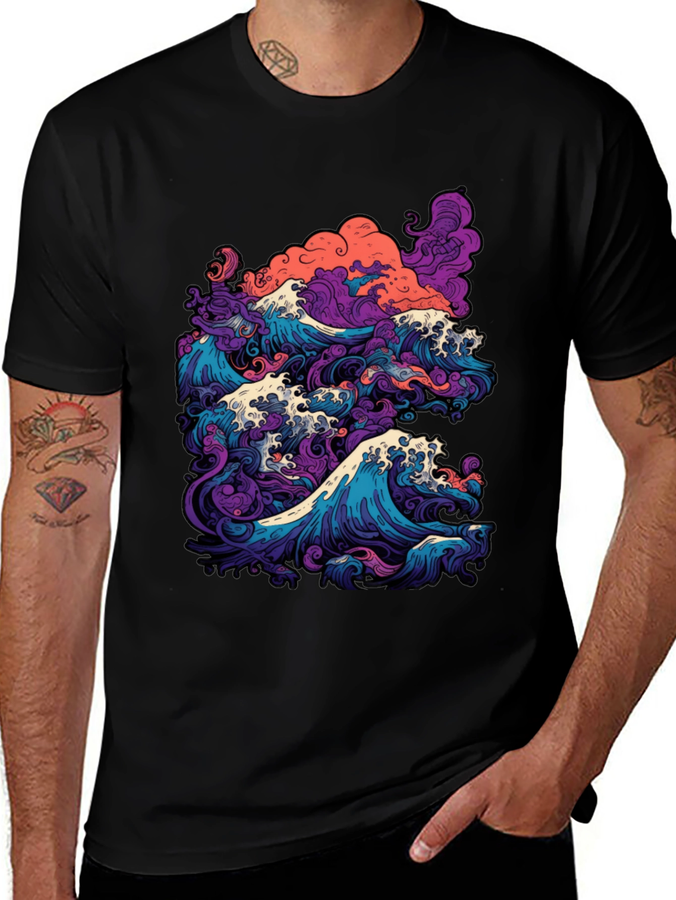 Ocean Wave Graphic T-Shirt