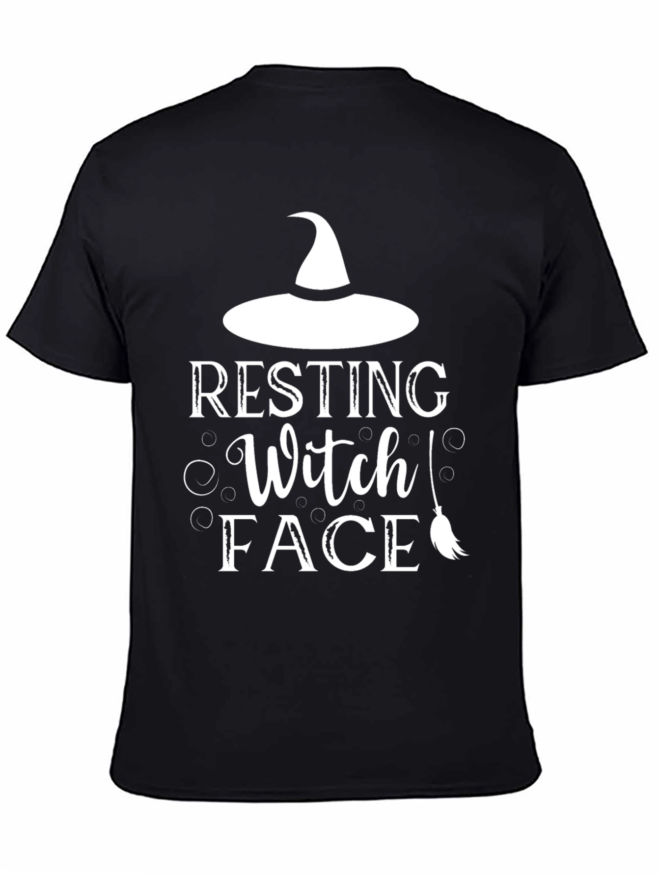 Resting Witch Face T-Shirt - Halloween Graphic Tee