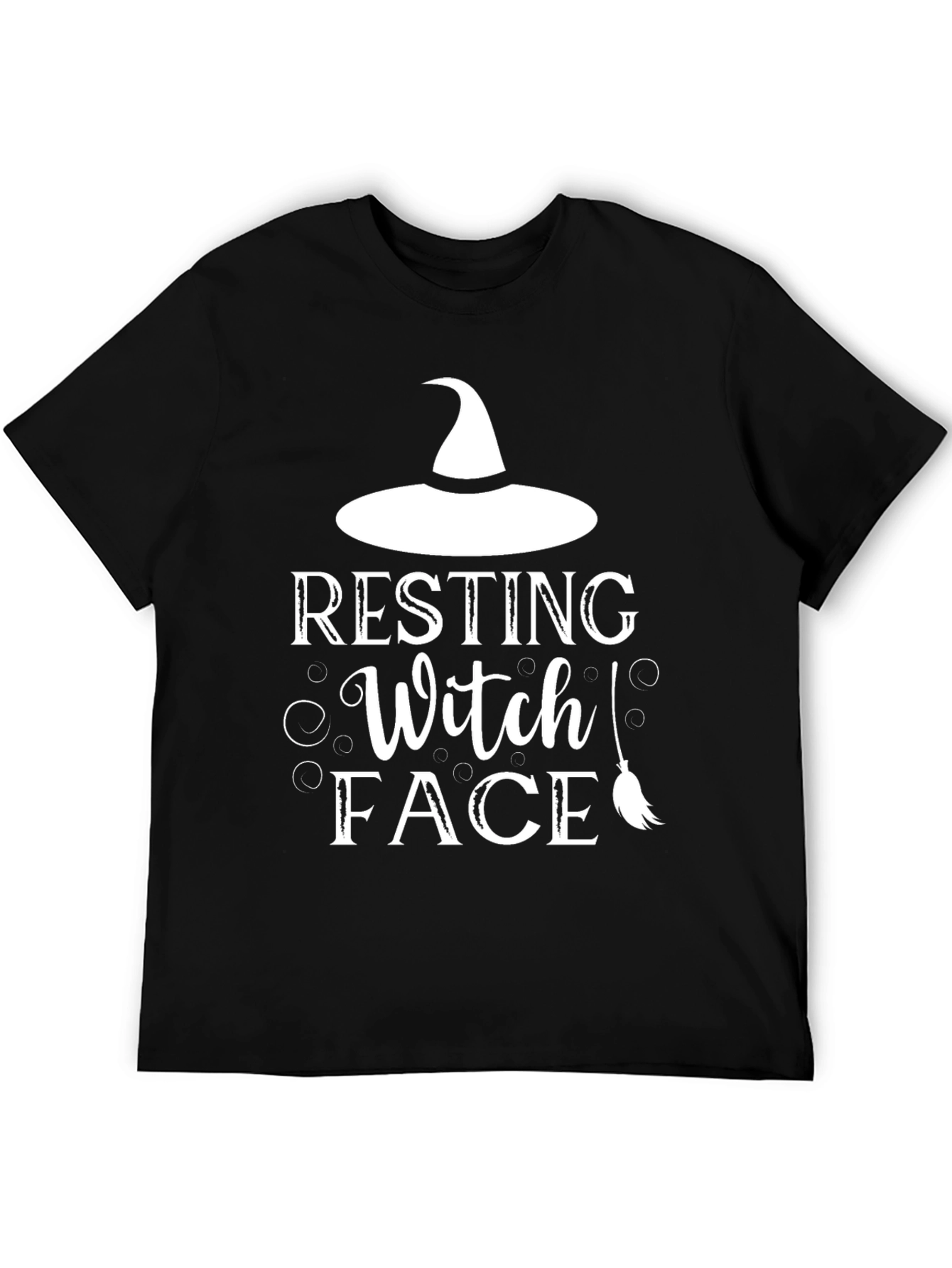 Resting Witch Face T-Shirt - Halloween Graphic Tee