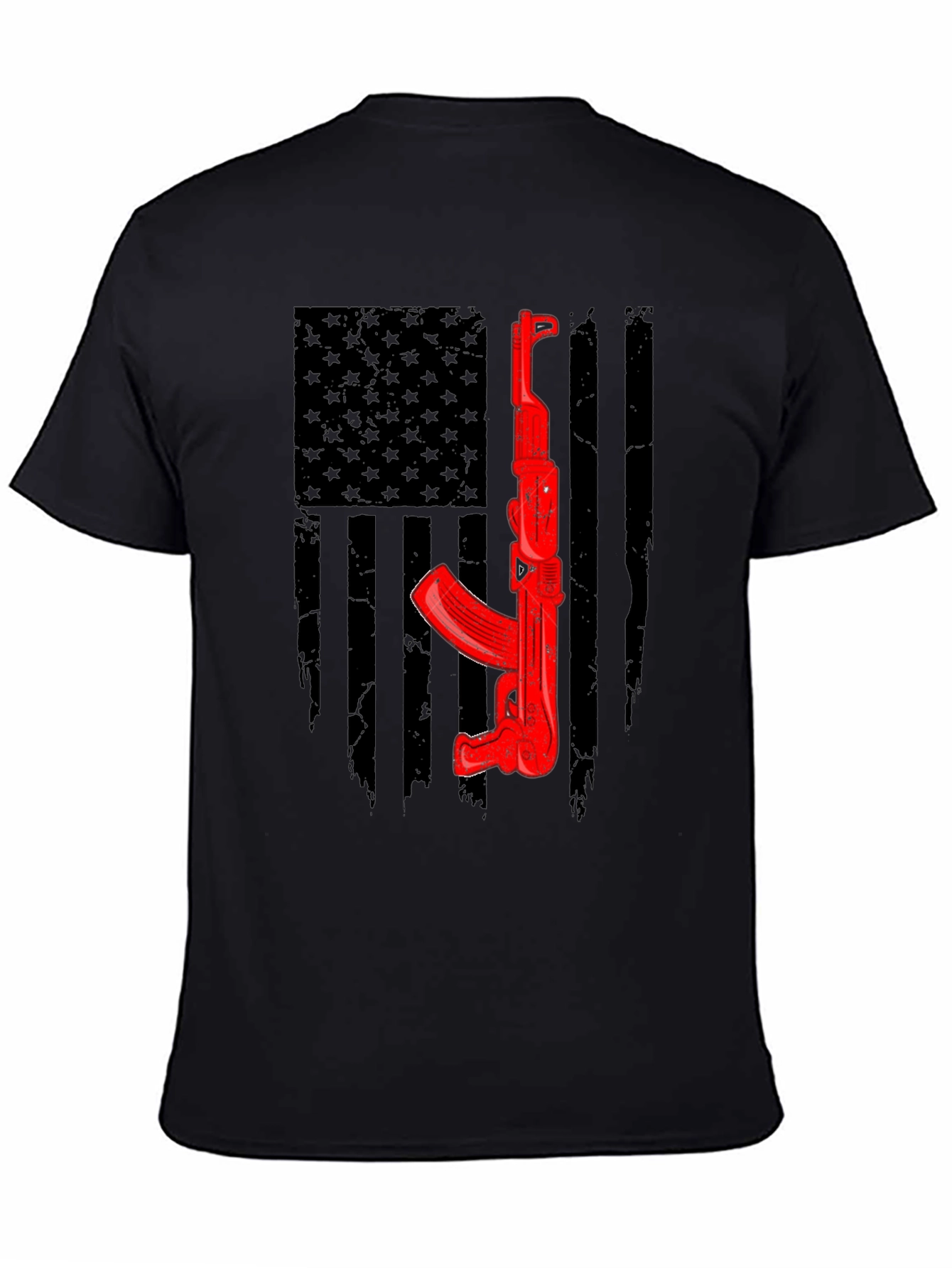American Flag AK-47 Graphic Tee