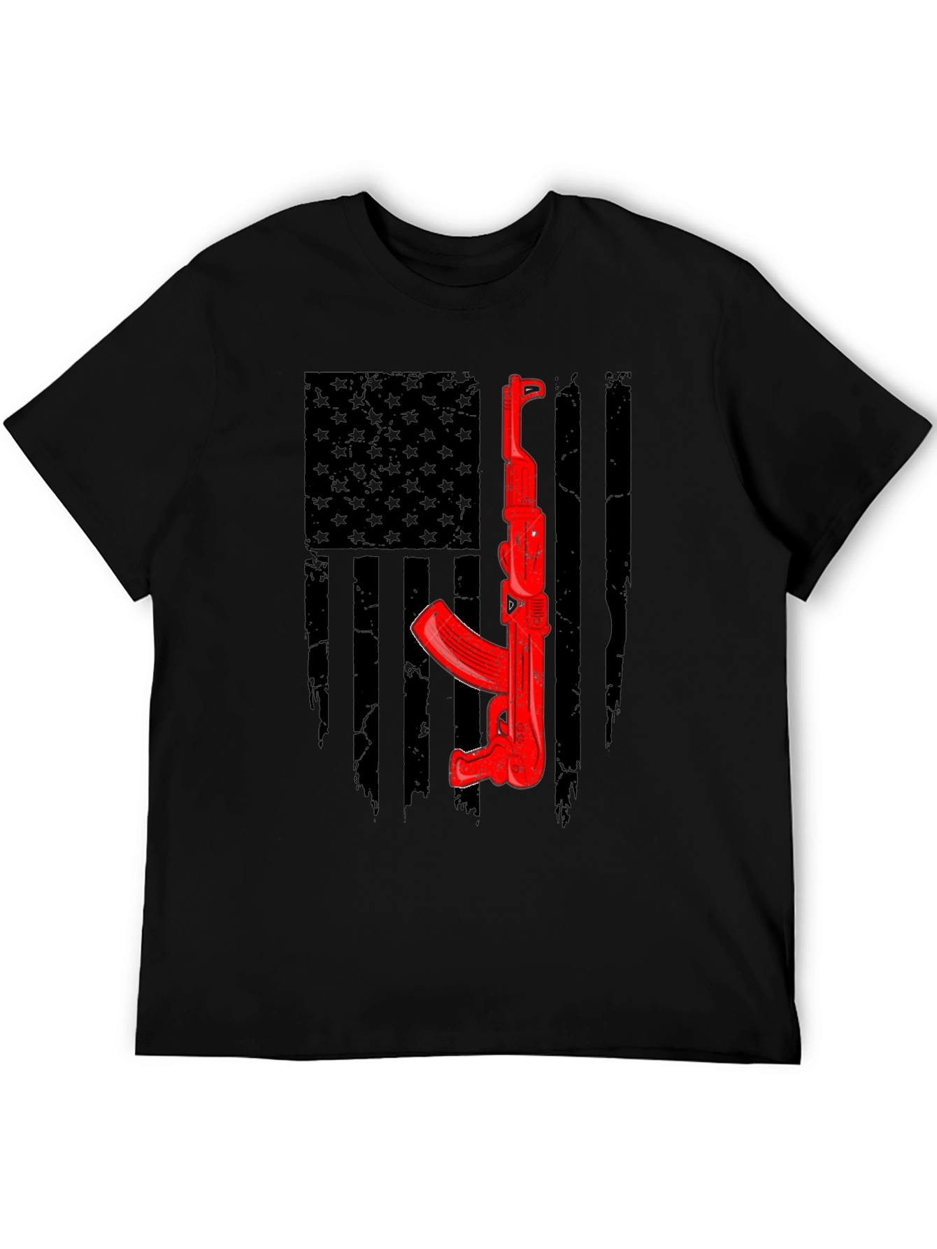 American Flag AK-47 Graphic Tee