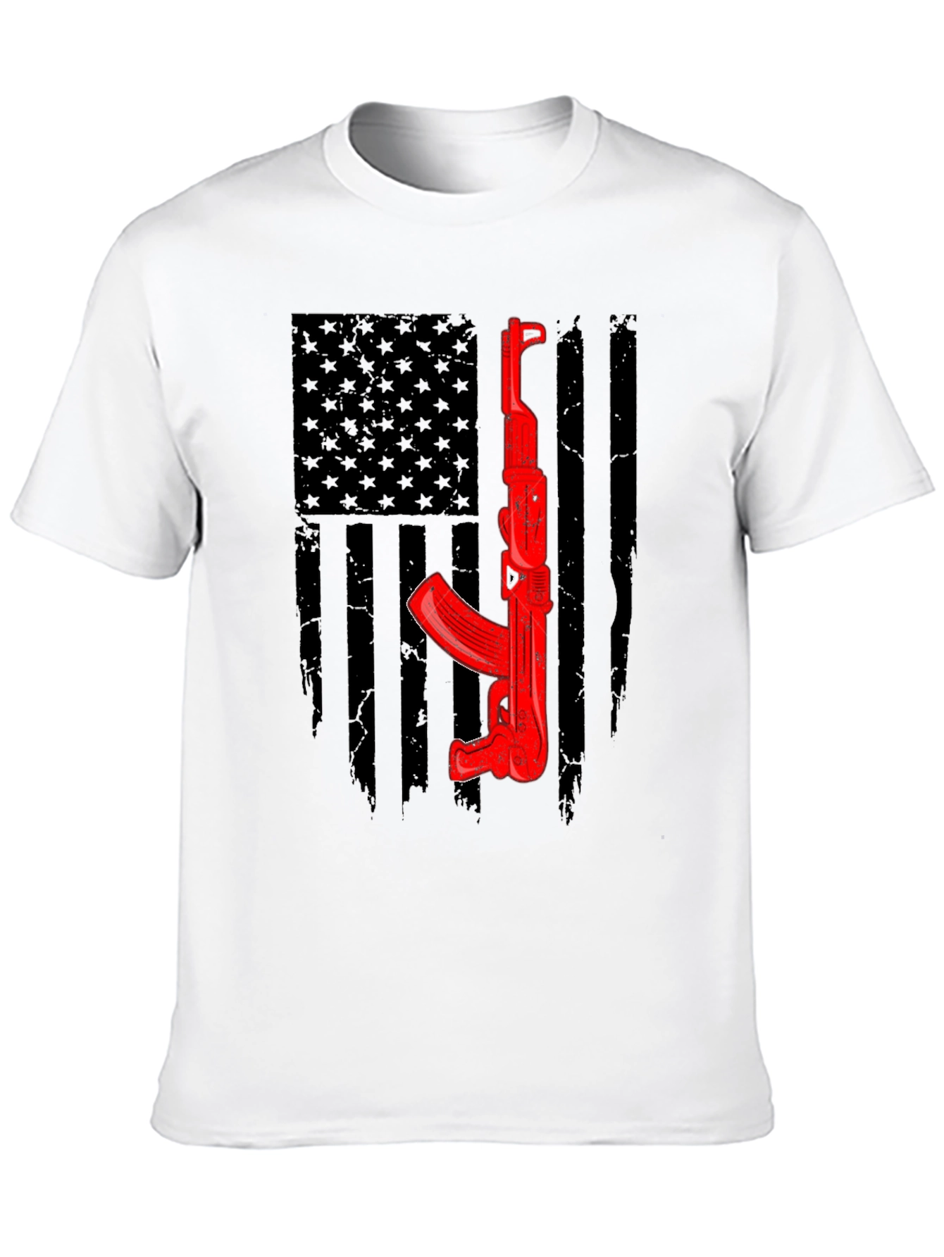 American Flag AK-47 Graphic Tee