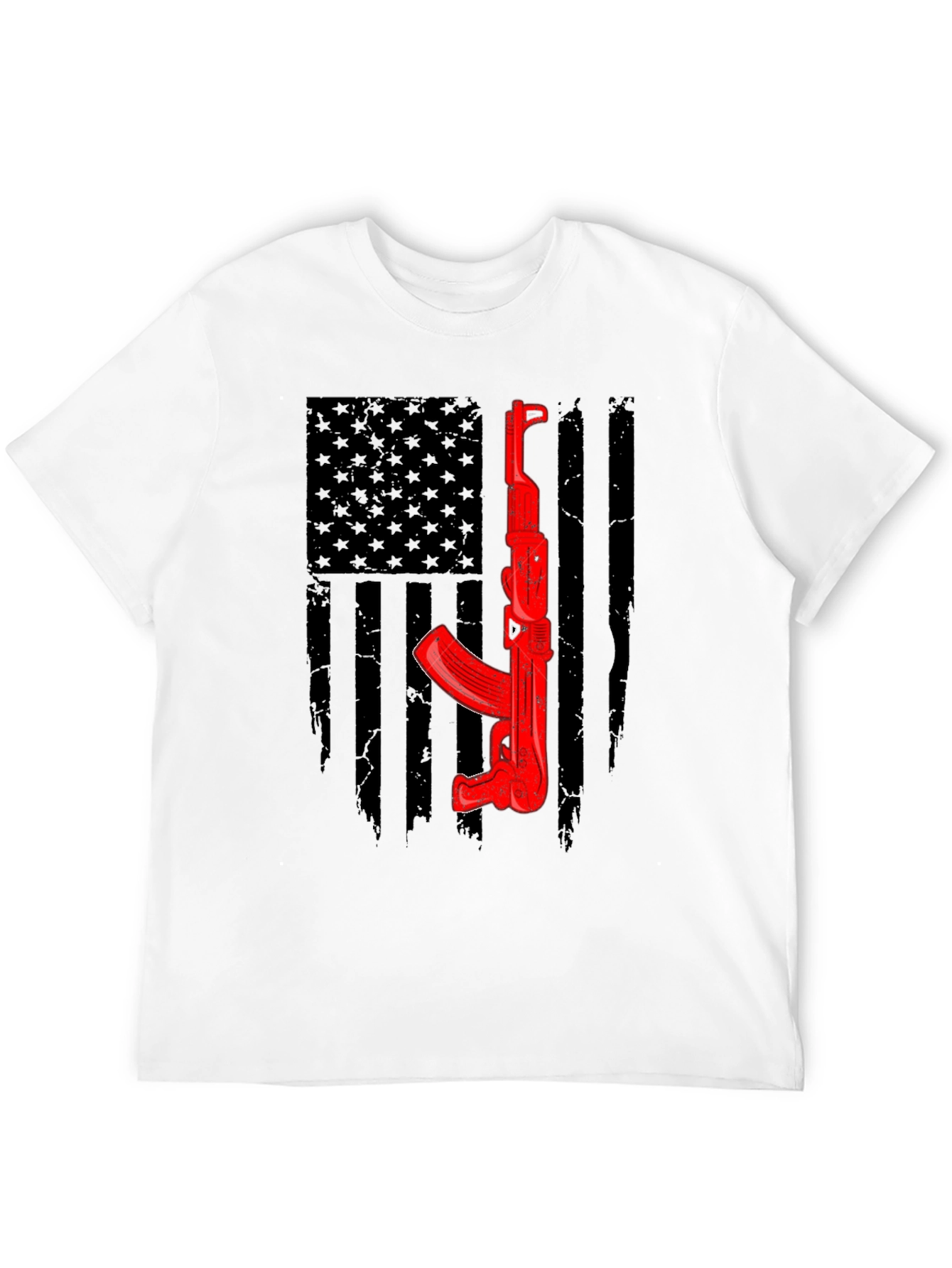 American Flag AK-47 Graphic Tee