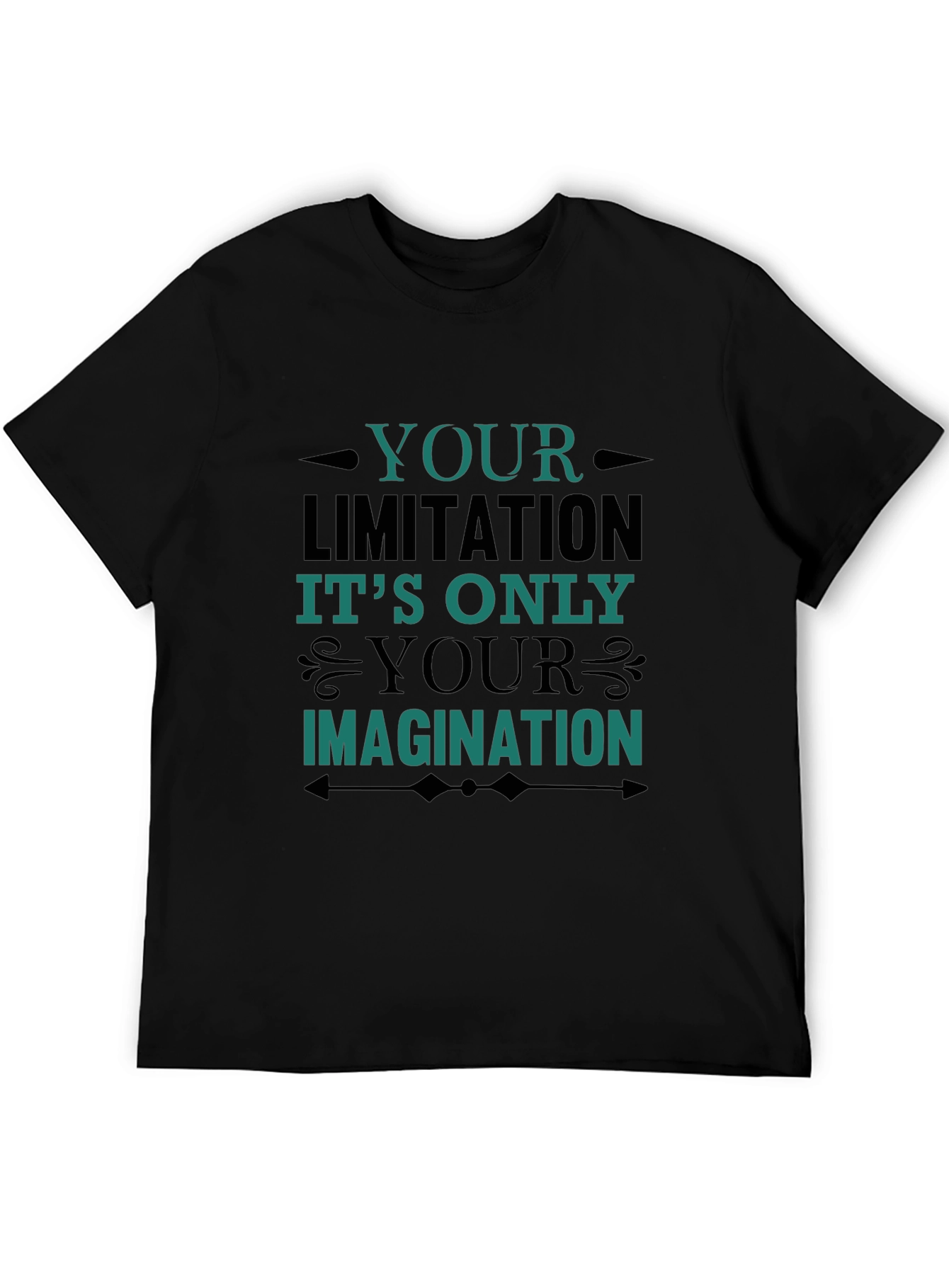 Inspirational Graphic Tee - Your Limitation Imagination