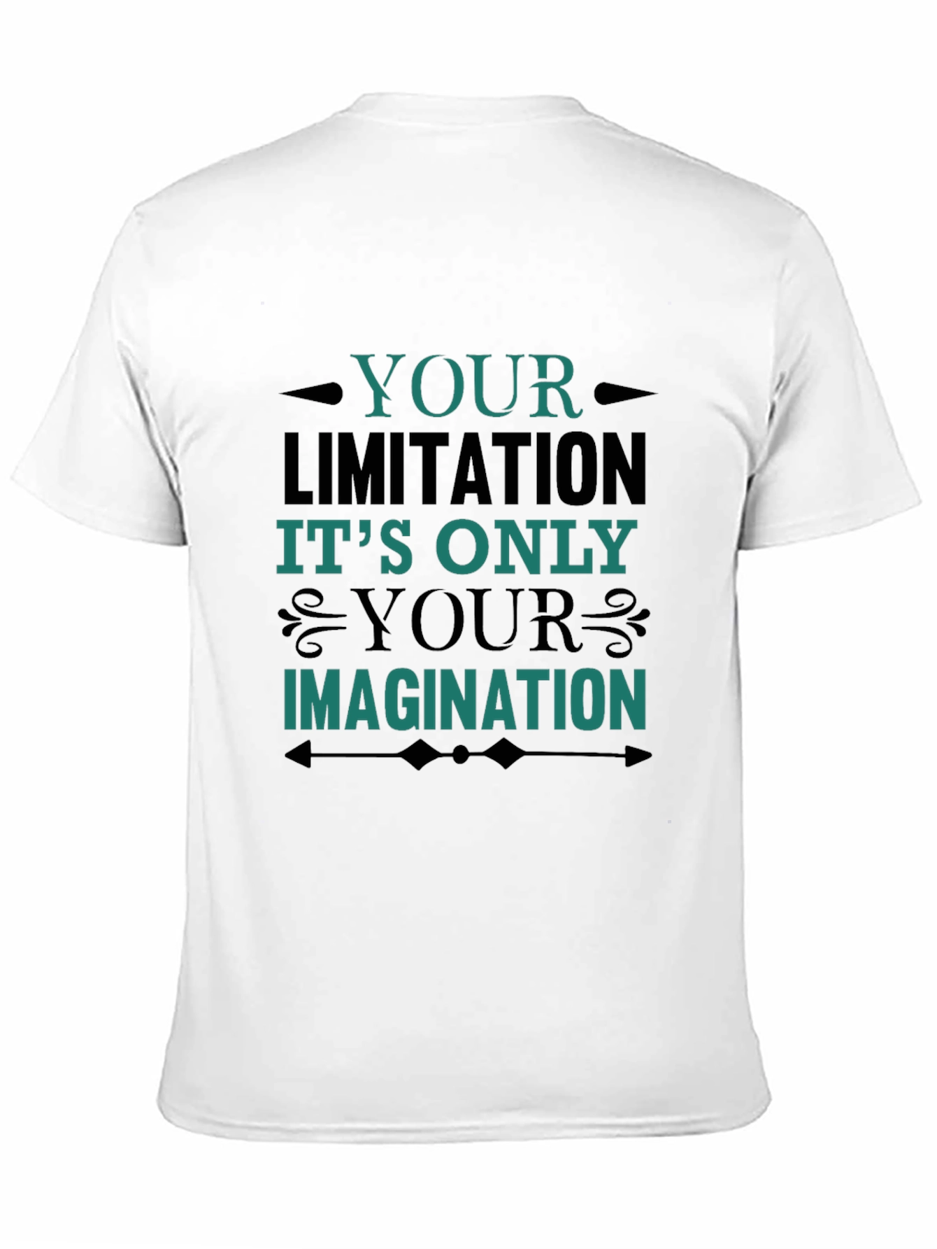 Inspirational Graphic Tee - Your Limitation Imagination