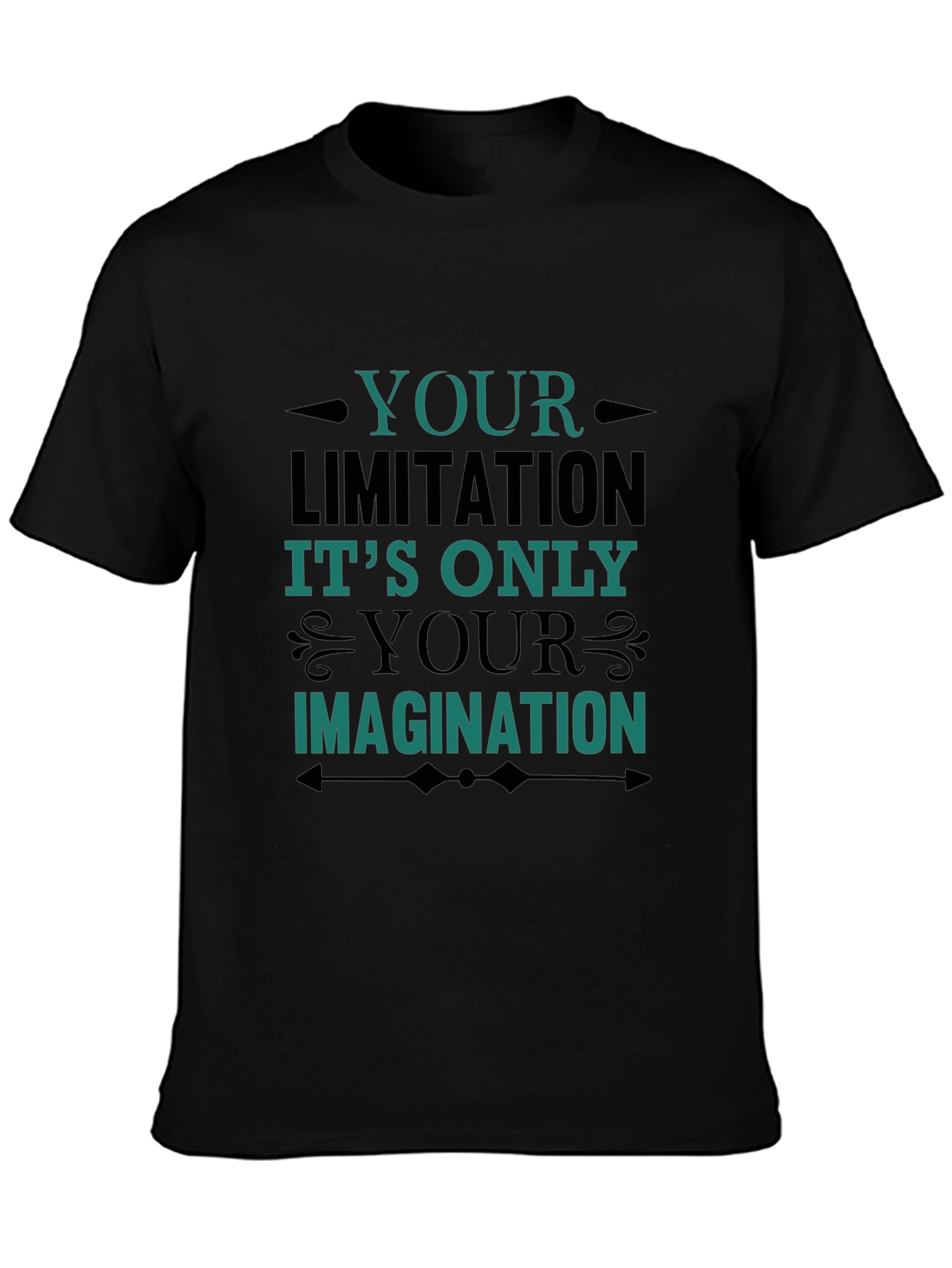 Inspirational Graphic Tee - Your Limitation Imagination