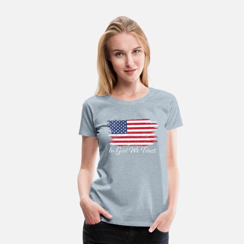 In God We Trust Us Flag Patriotic