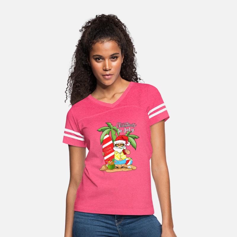 In July Santa Summer Watermelon Vacation