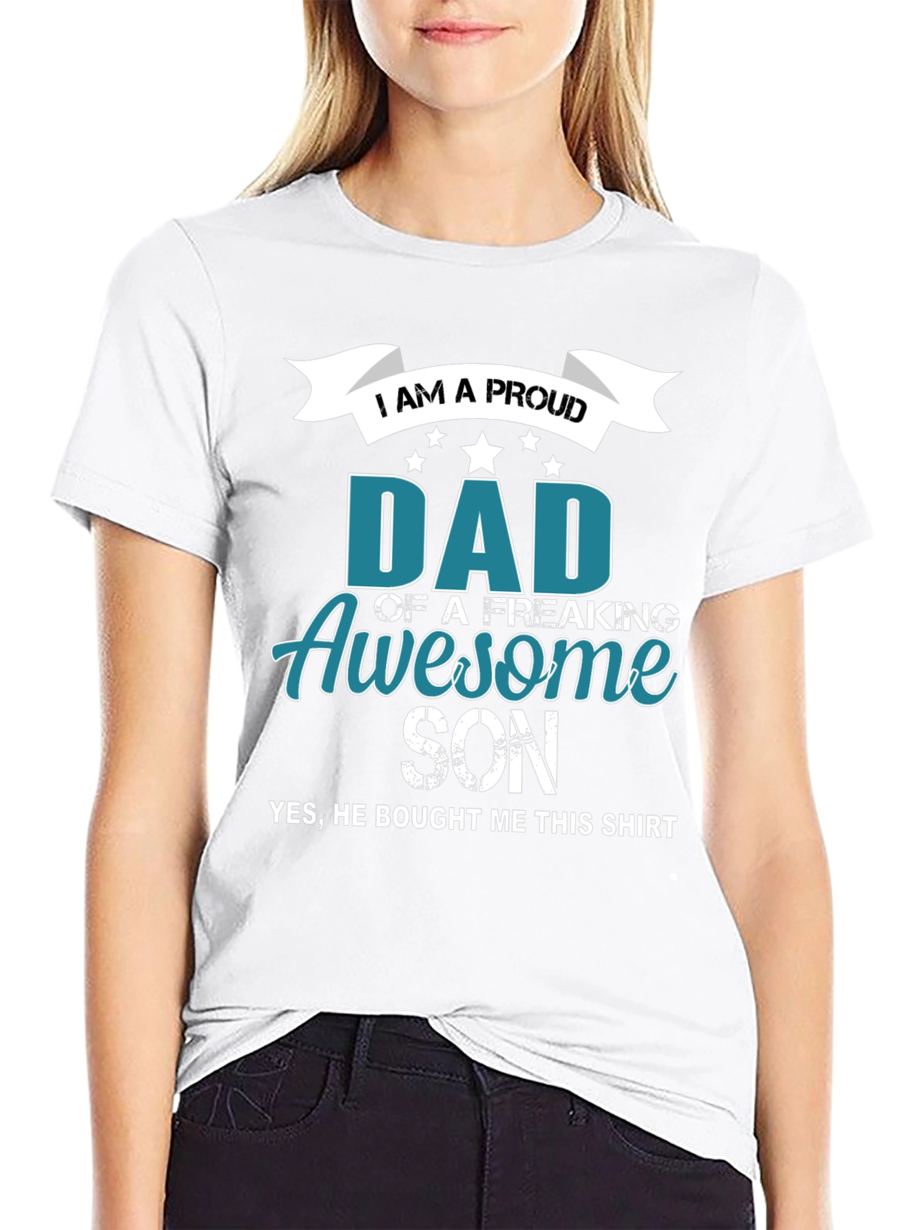 Proud Dad of an Awesome Son Graphic Tee