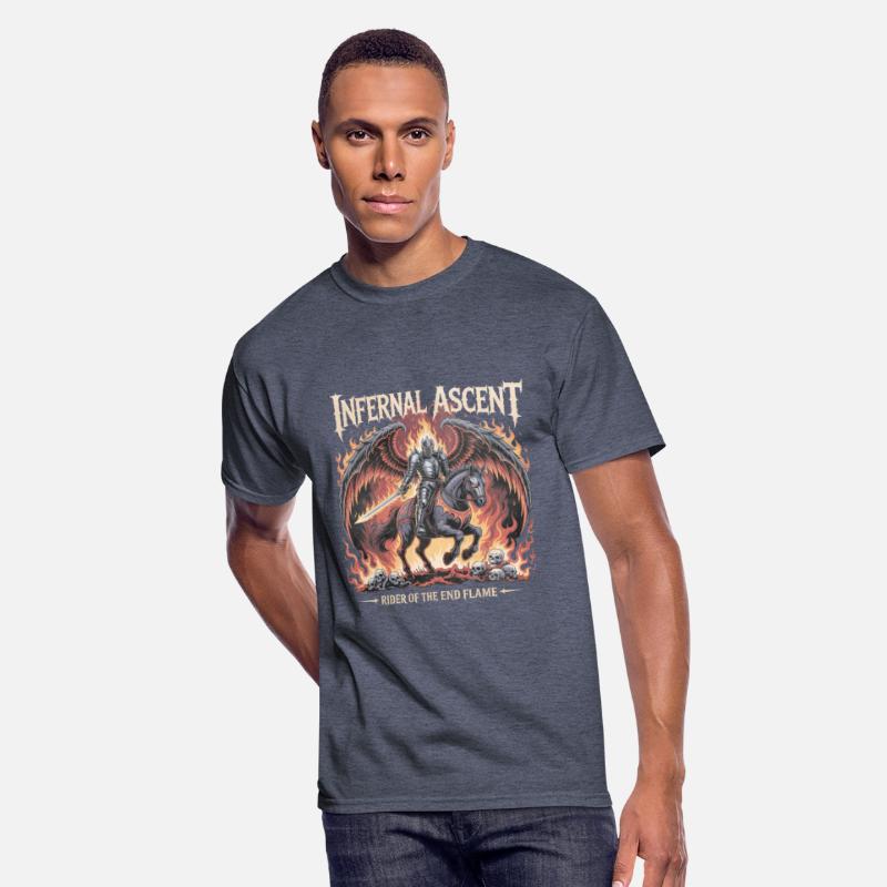 Infernal Ascent Gothic Flame Knight Shirt