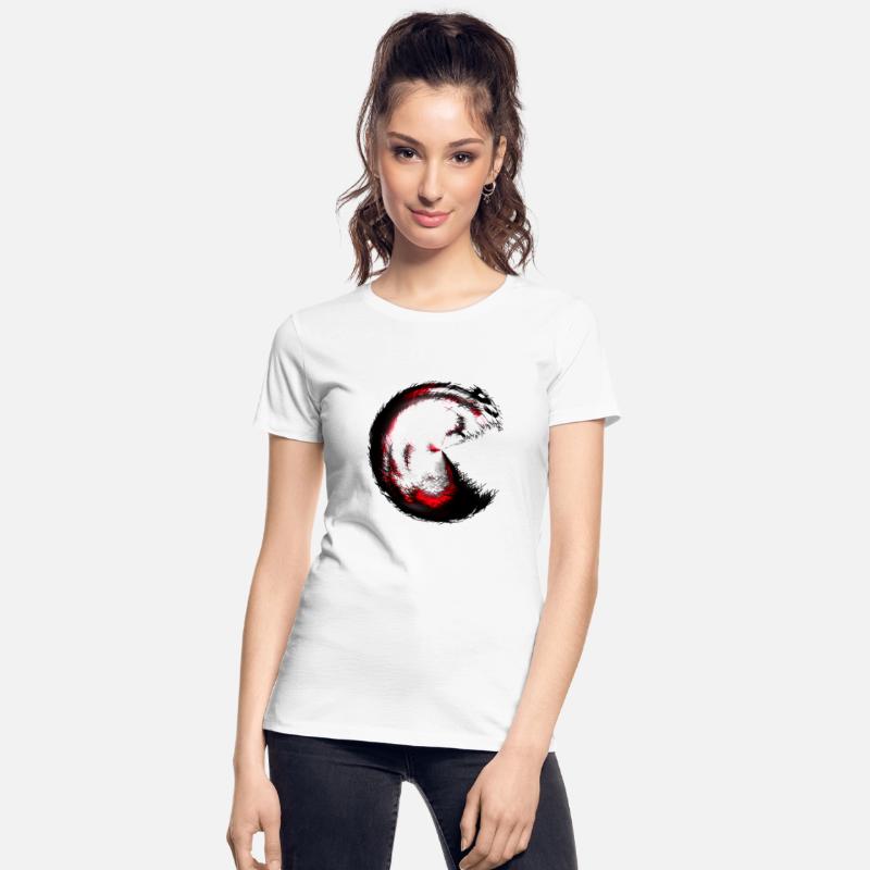 Infernal spiral Pacman-style monster