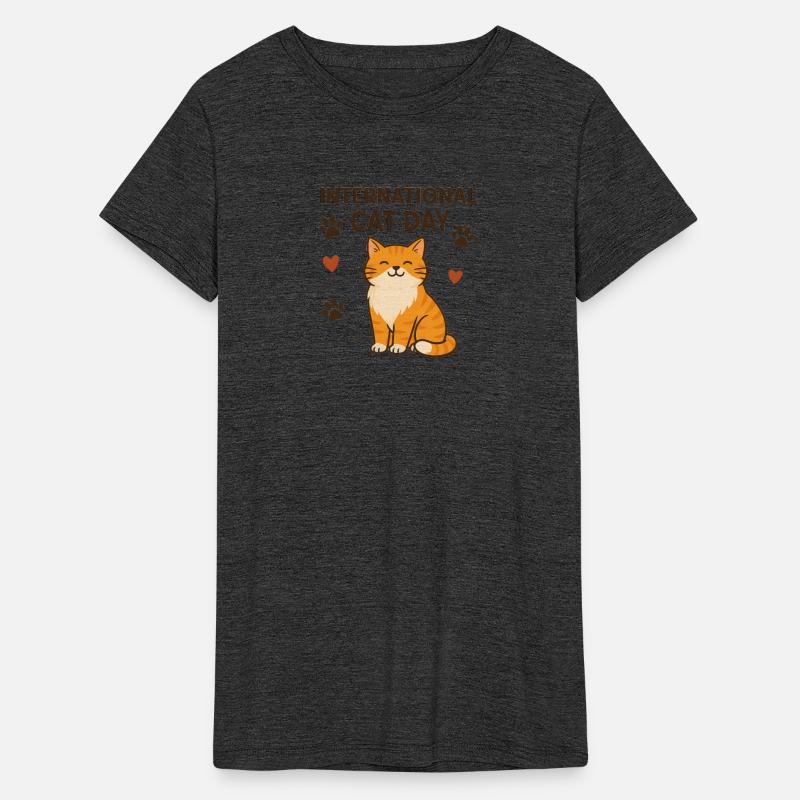 International Cat Day Cozy Cartoon Design