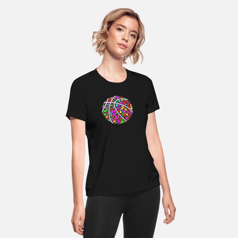 International Dot Day Colored Basketball Polka Dot