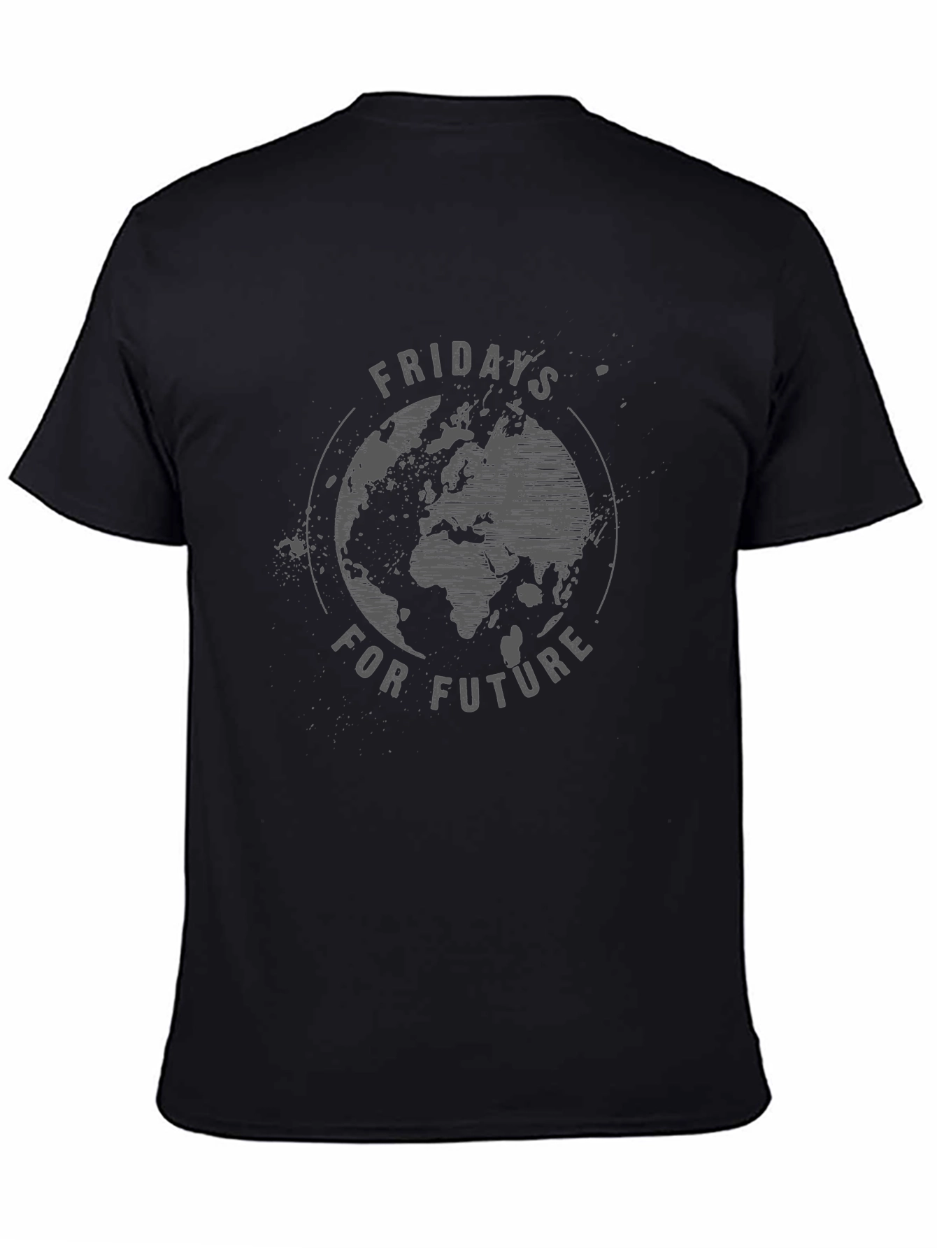 Fridays for Future Earth Graphic Tee - Black