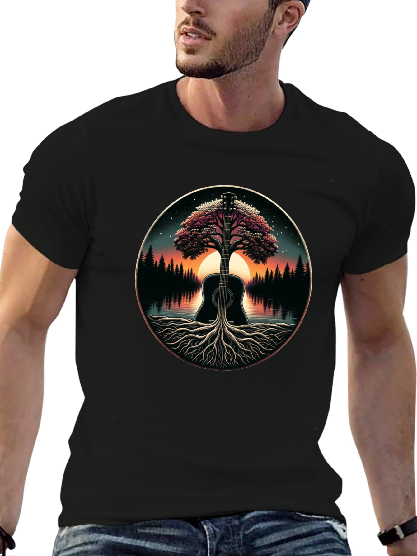 Guitar Tree Graphic Tee
