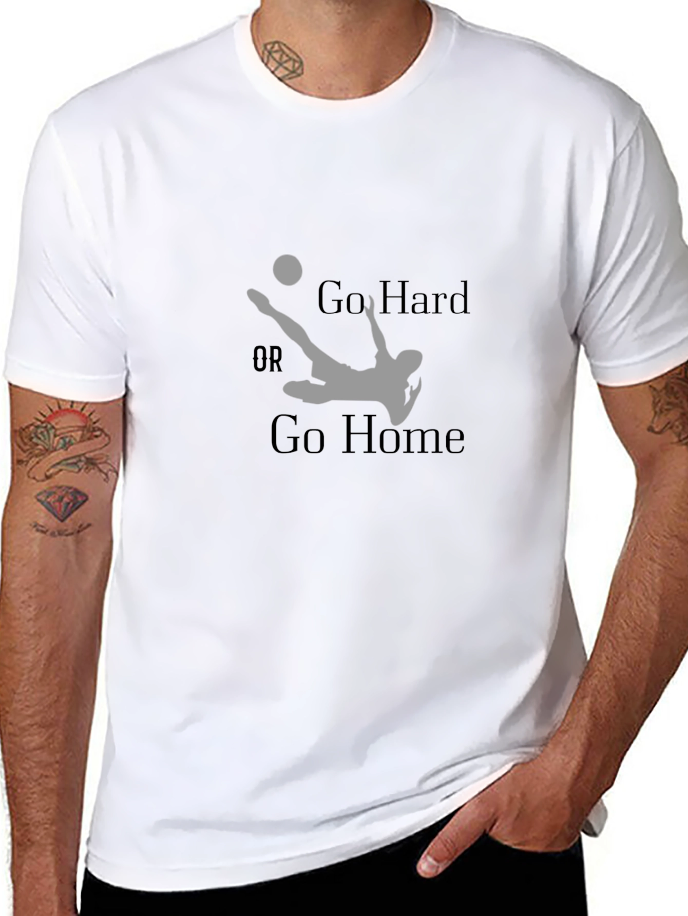 Go Hard or Go Home Soccer T-Shirt