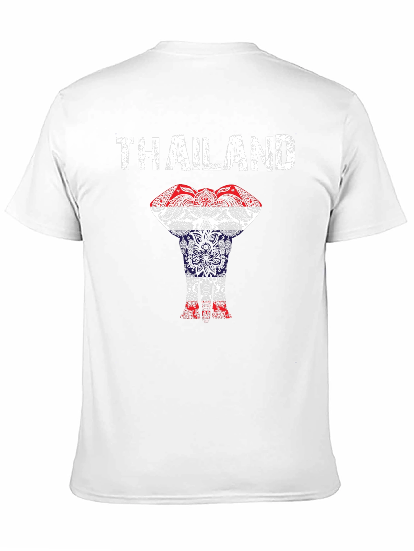 Thailand Elephant Flag Graphic T-Shirt
