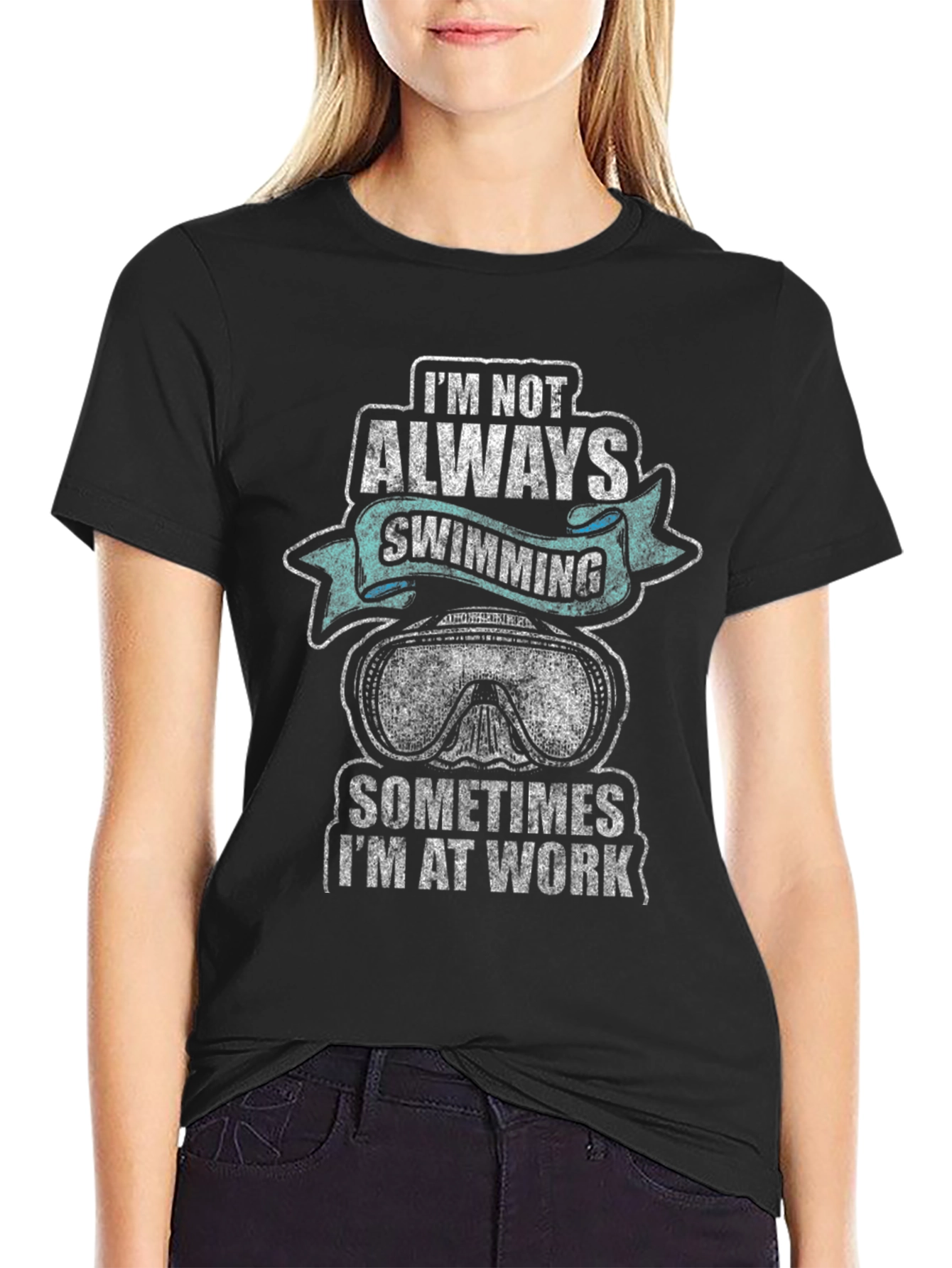 Im Not Always Swimming Mens Graphic T-Shirt