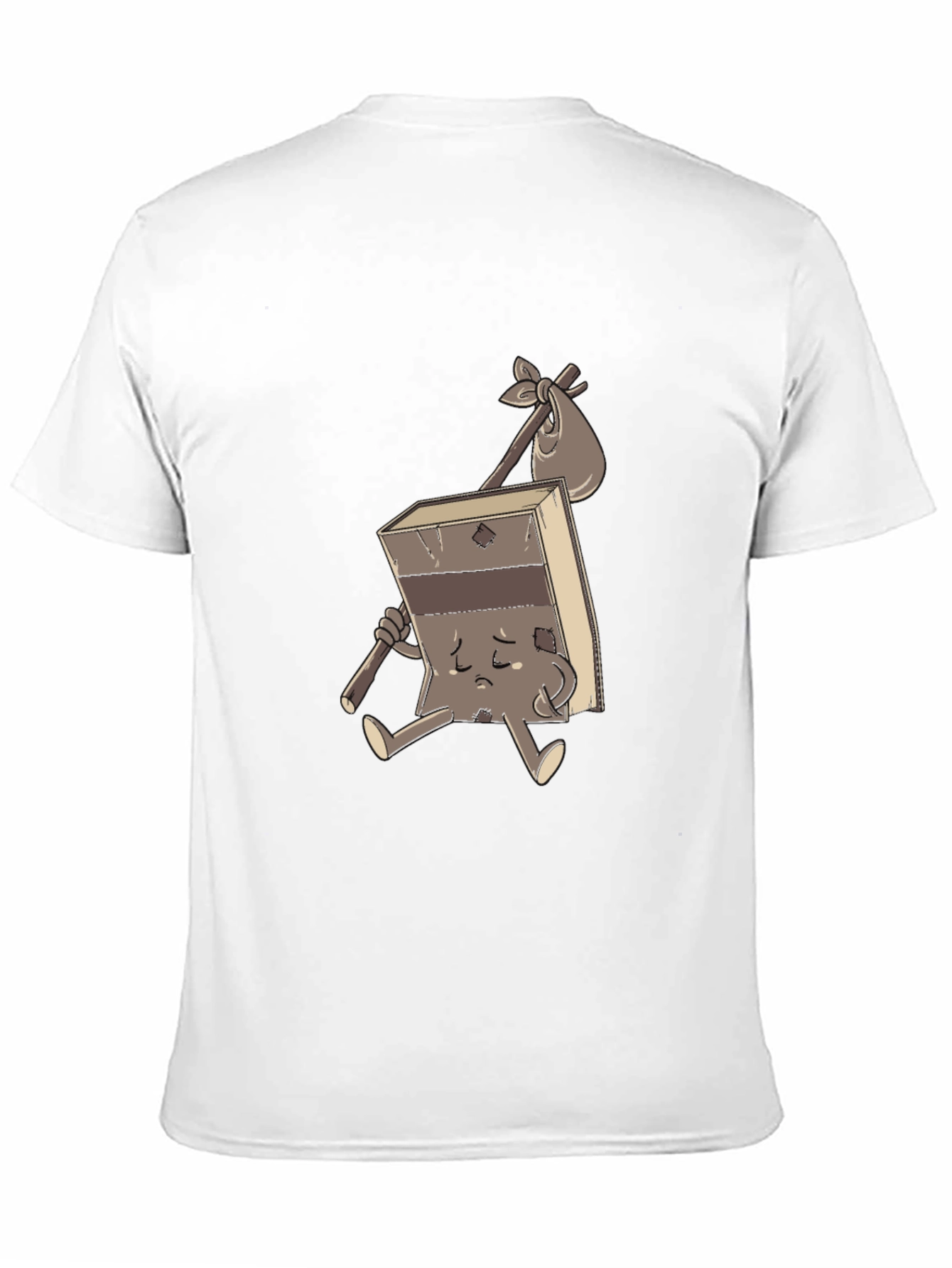 Sad Brownie Cartoon T-Shirt
