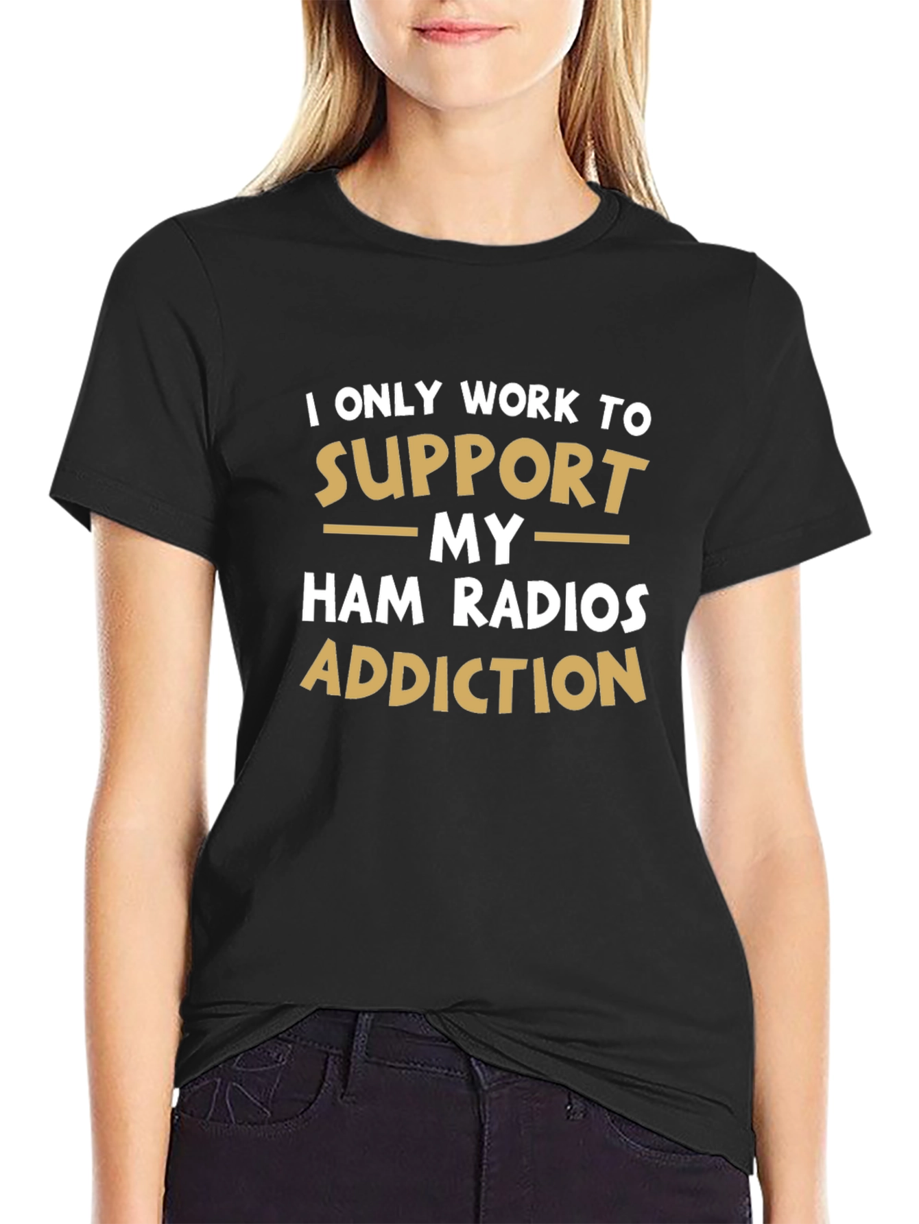 Ham Radio Addiction T-Shirt - Funny Hobby Tee