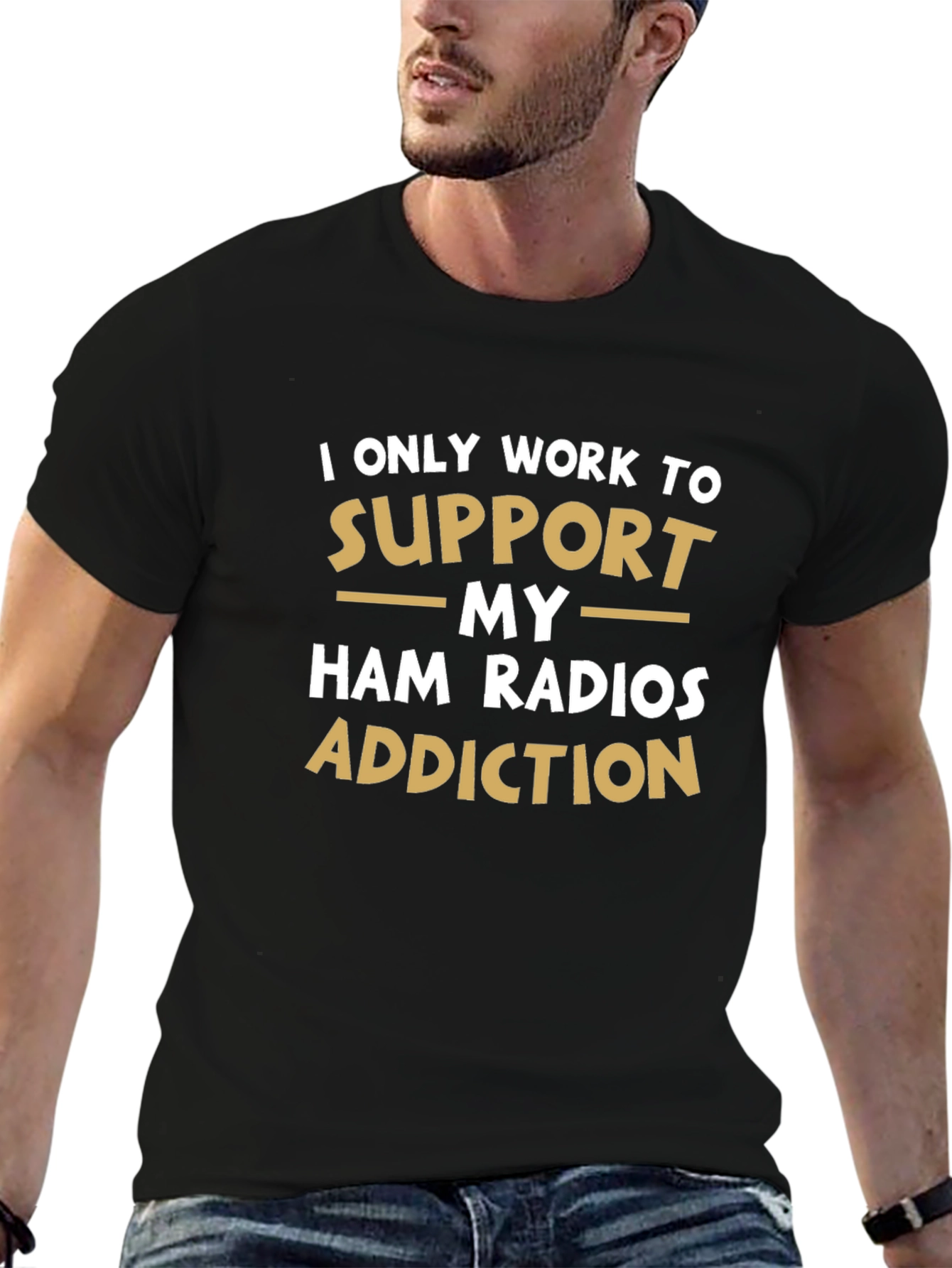 Ham Radio Addiction T-Shirt - Funny Hobby Tee
