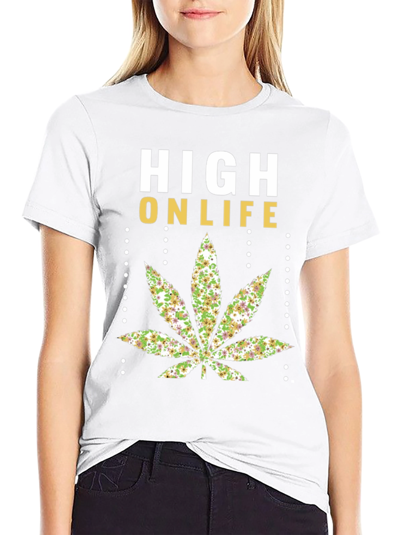 High On Life Graphic T-Shirt - Black