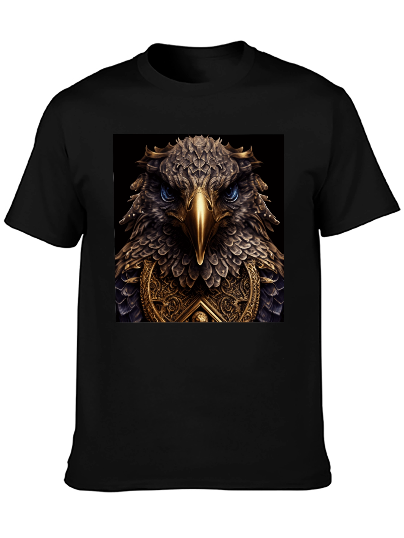 Eagle Crest Graphic Tee - Mens Black T-Shirt