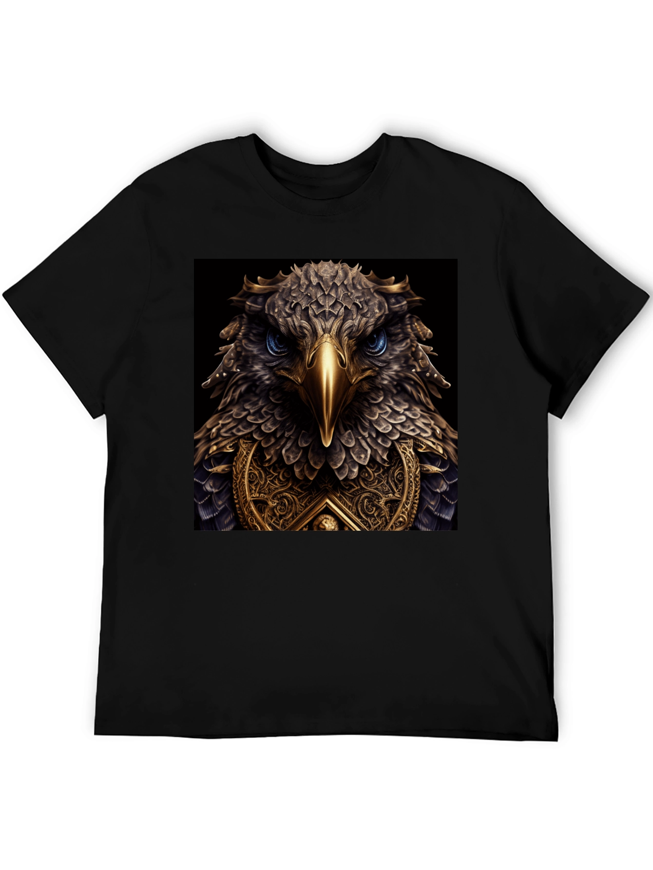 Eagle Crest Graphic Tee - Mens Black T-Shirt