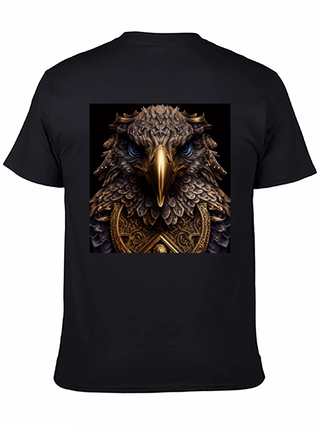 Eagle Crest Graphic Tee - Mens Black T-Shirt