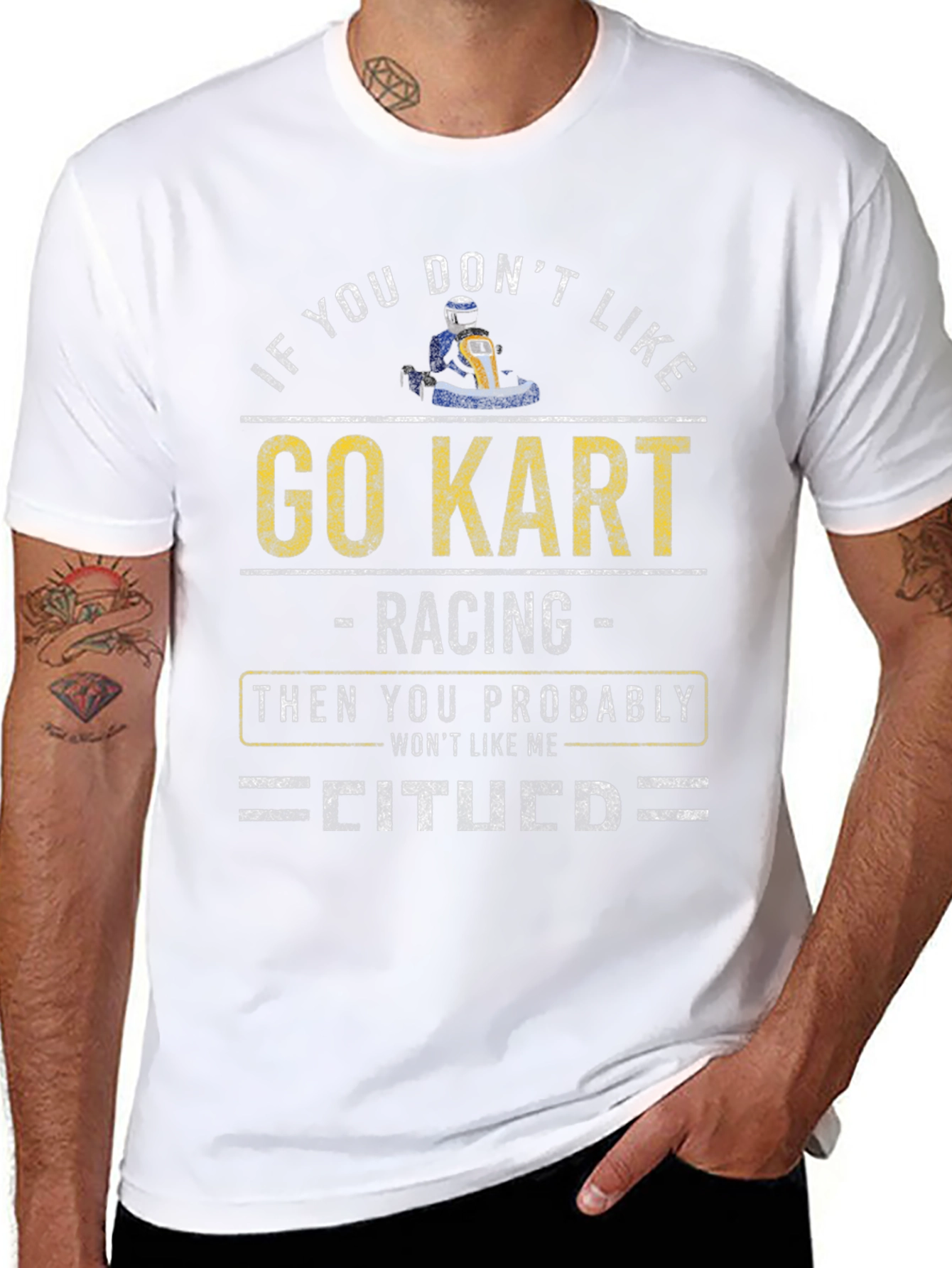 Go Kart Racing Fan T-Shirt - Novelty Apparel