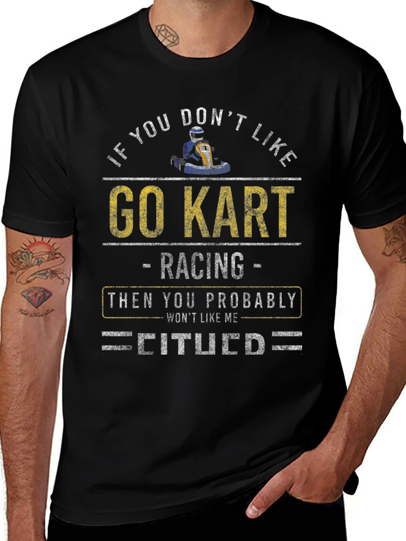 Go Kart Racing Fan T-Shirt - Novelty Apparel