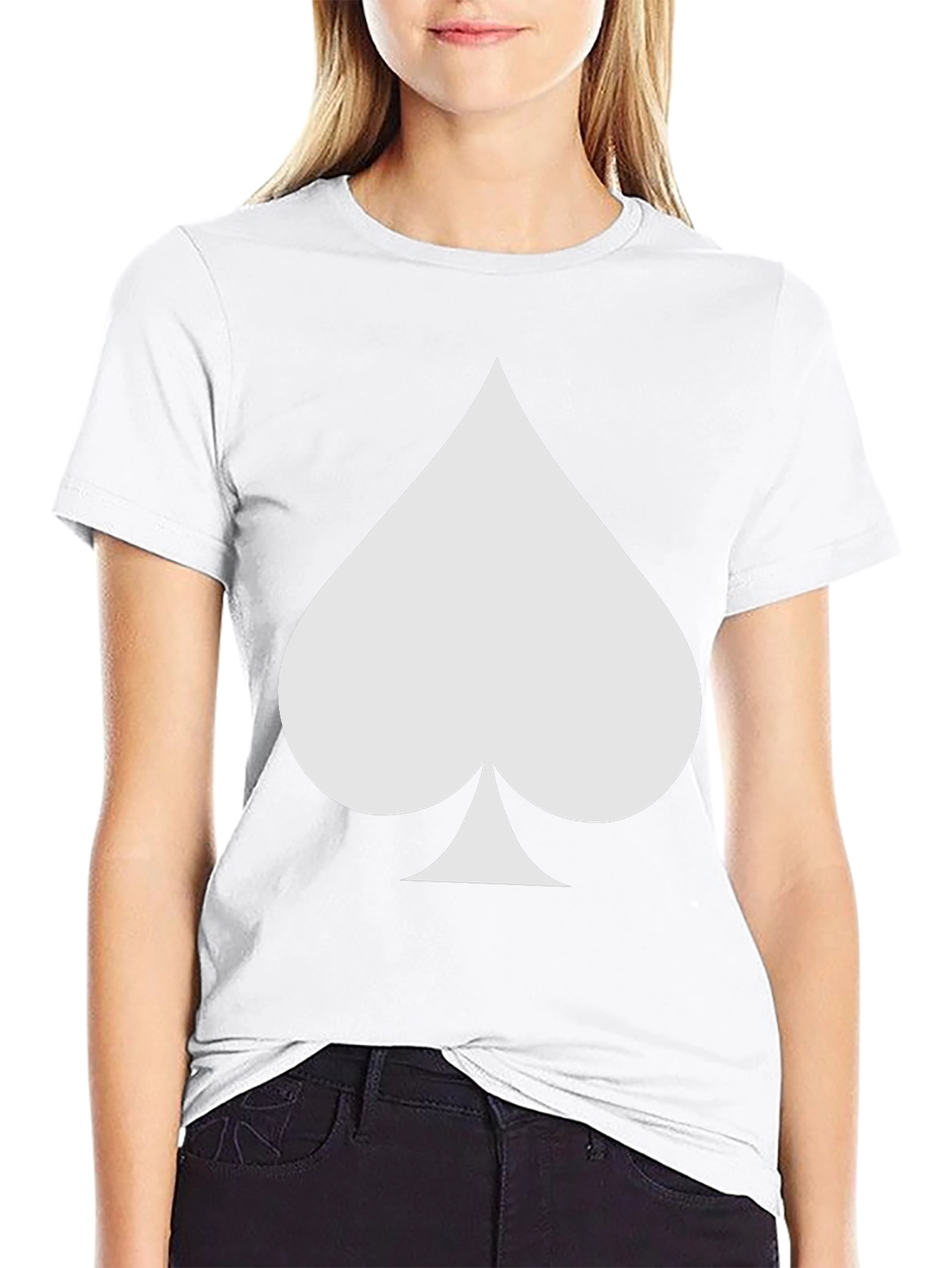 Spade Graphic Tee - Black Casual Shirt