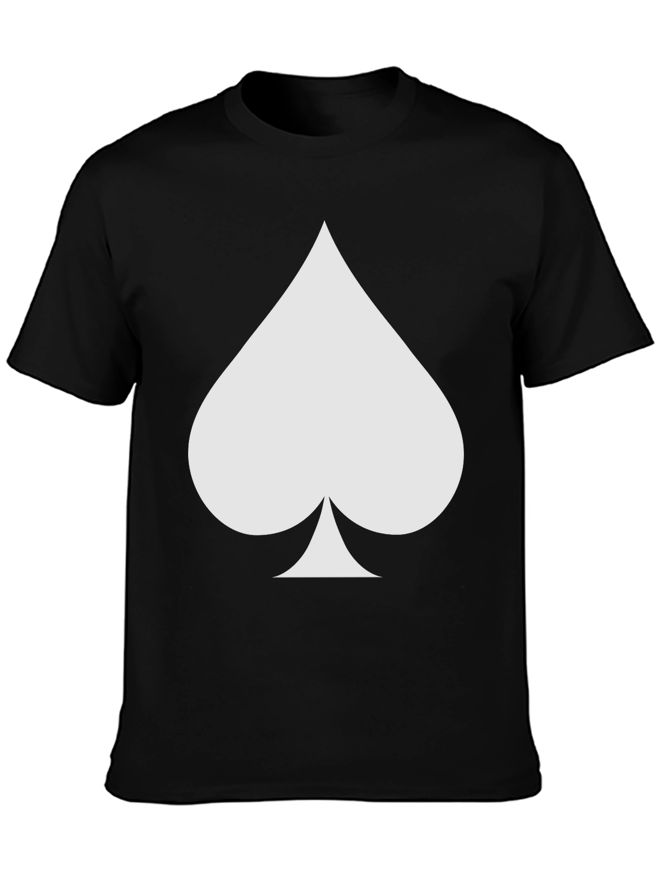 Spade Graphic Tee - Black Casual Shirt