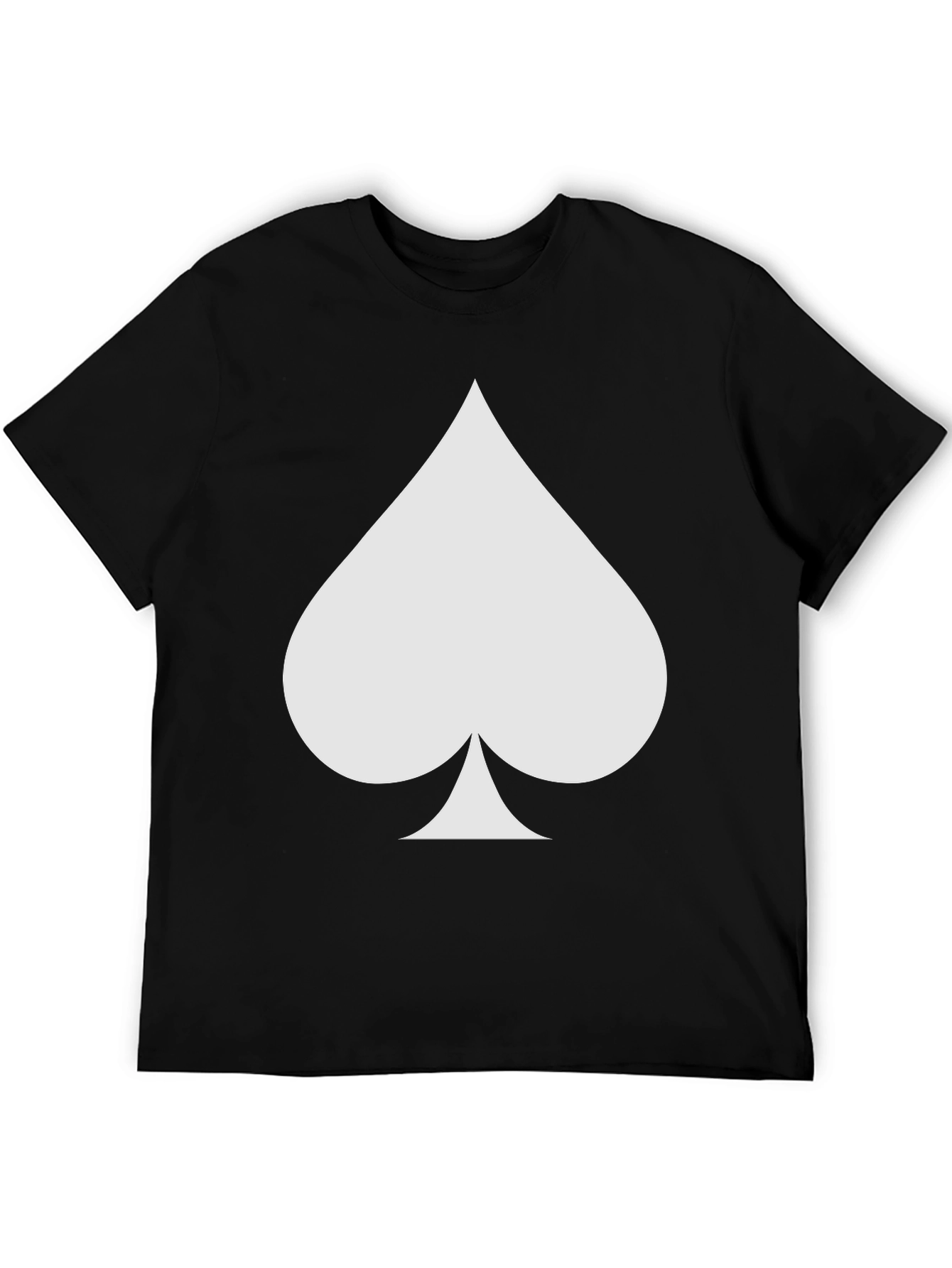 Spade Graphic Tee - Black Casual Shirt
