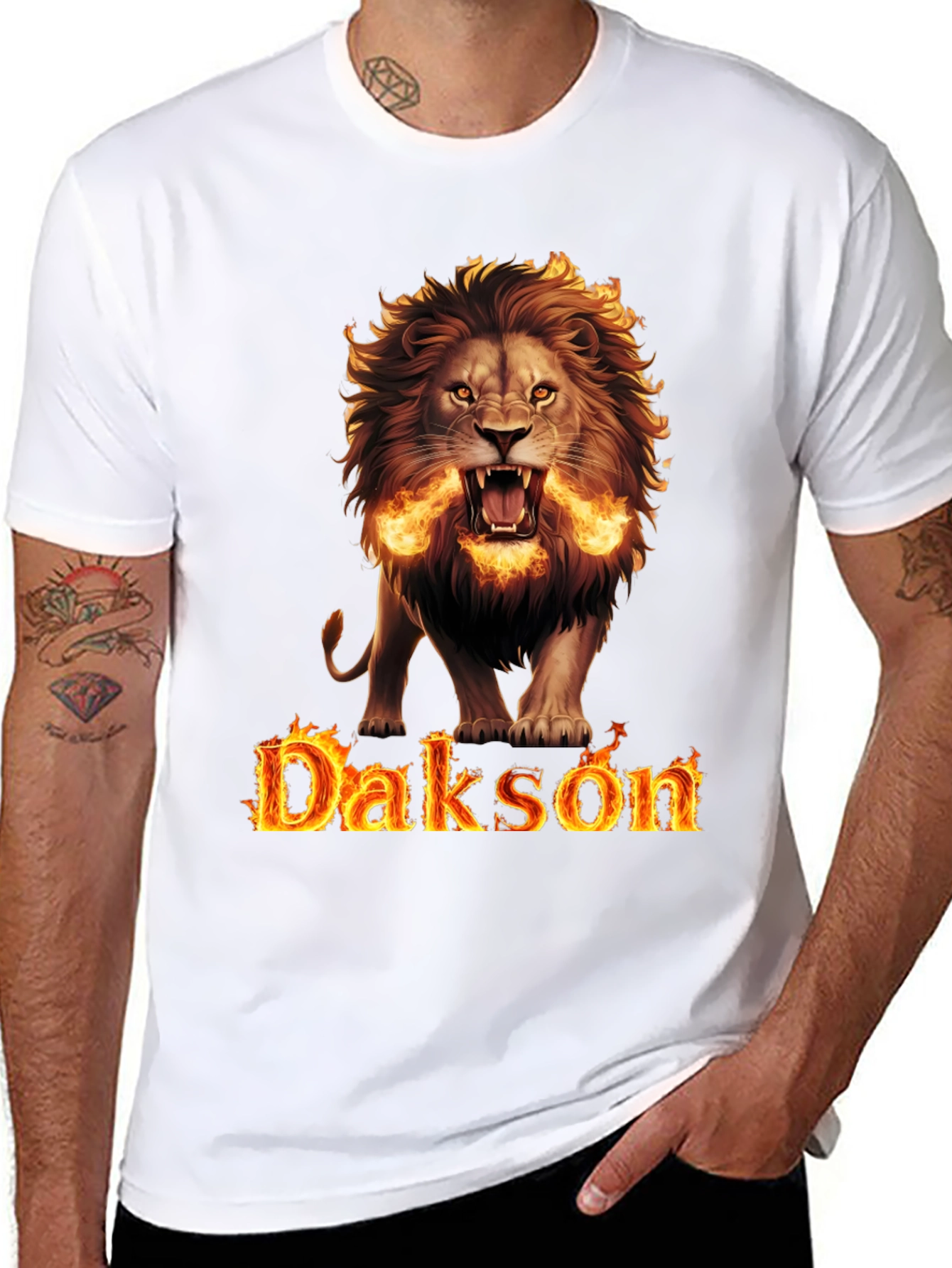Fiery Lion Dakson T-Shirt