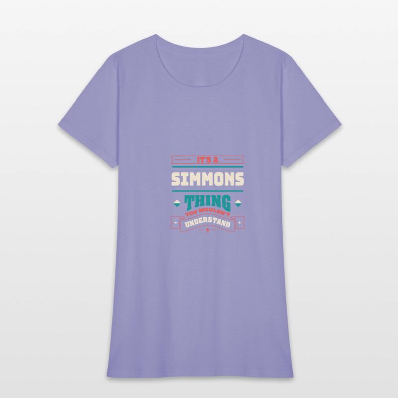 Its a Simmons Thing Last Name Matching Family Fami