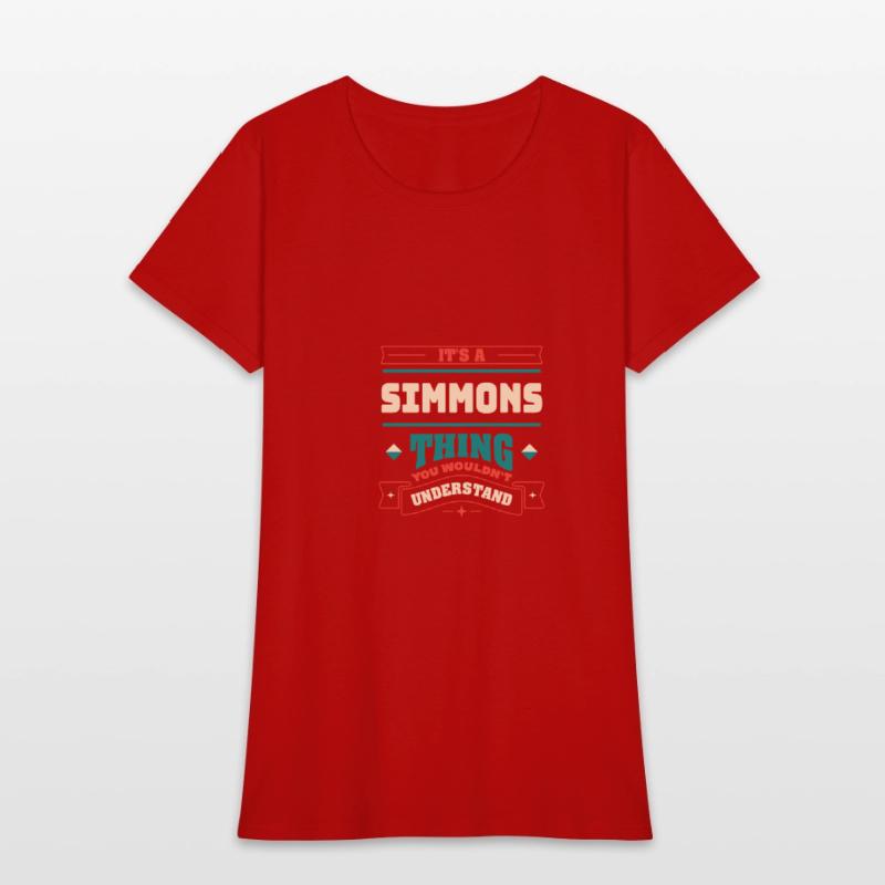 Its a Simmons Thing Last Name Matching Family Fami