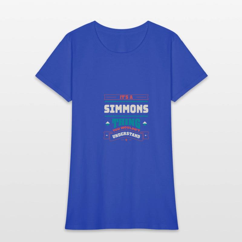 Its a Simmons Thing Last Name Matching Family Fami