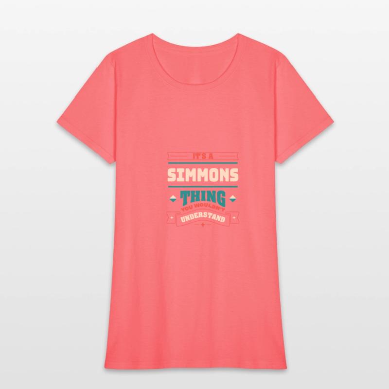 Its a Simmons Thing Last Name Matching Family Fami