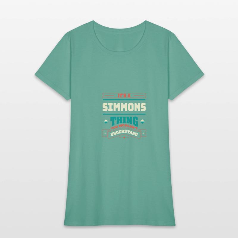 Its a Simmons Thing Last Name Matching Family Fami