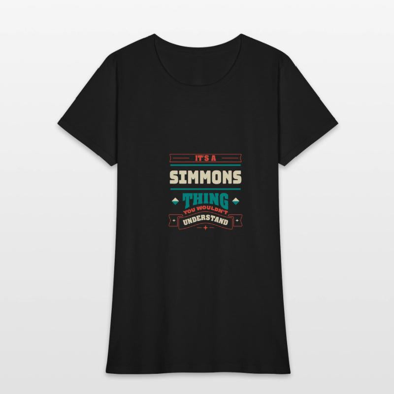 Its a Simmons Thing Last Name Matching Family Fami