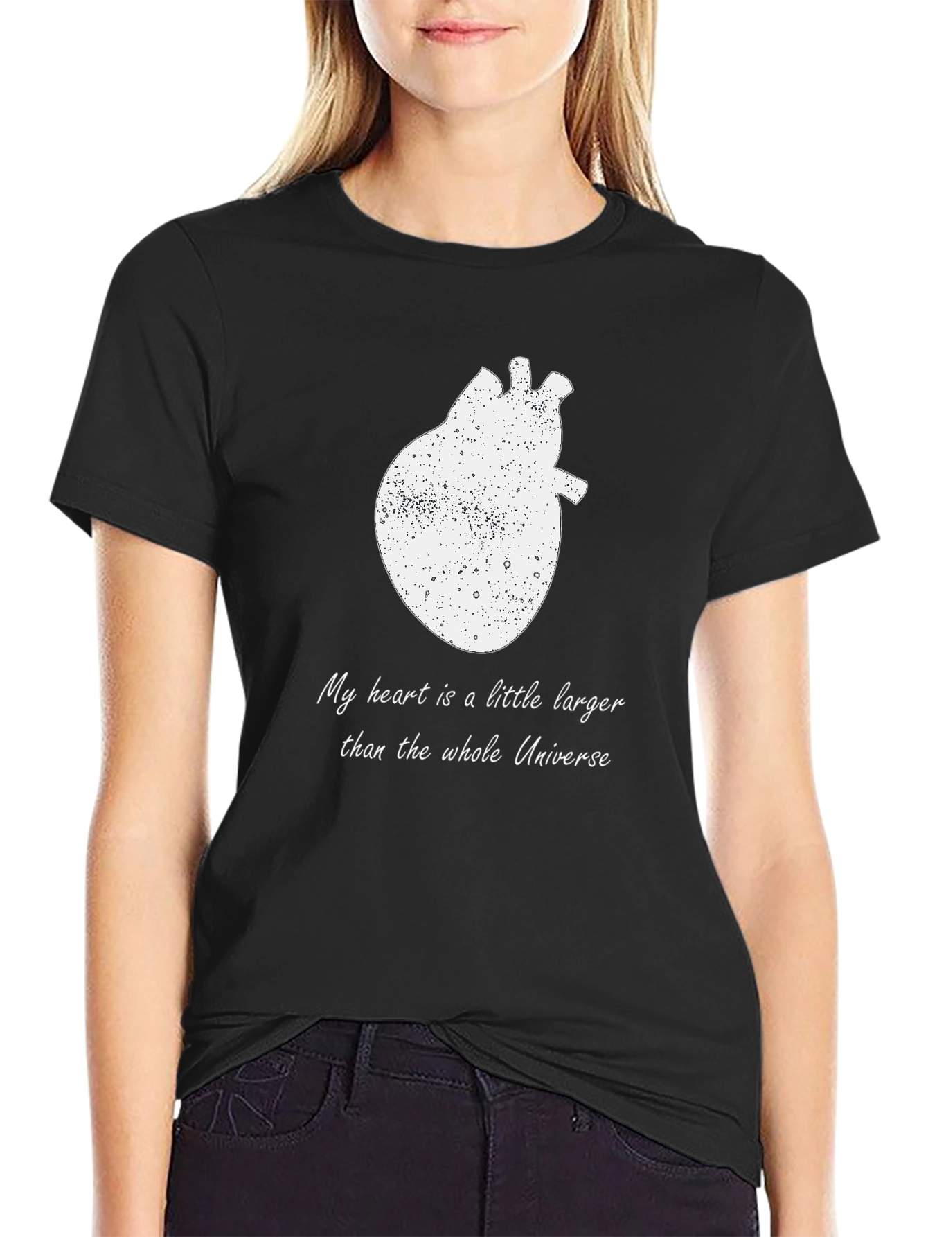 Heart Universe T-Shirt - Expressive Graphic Tee