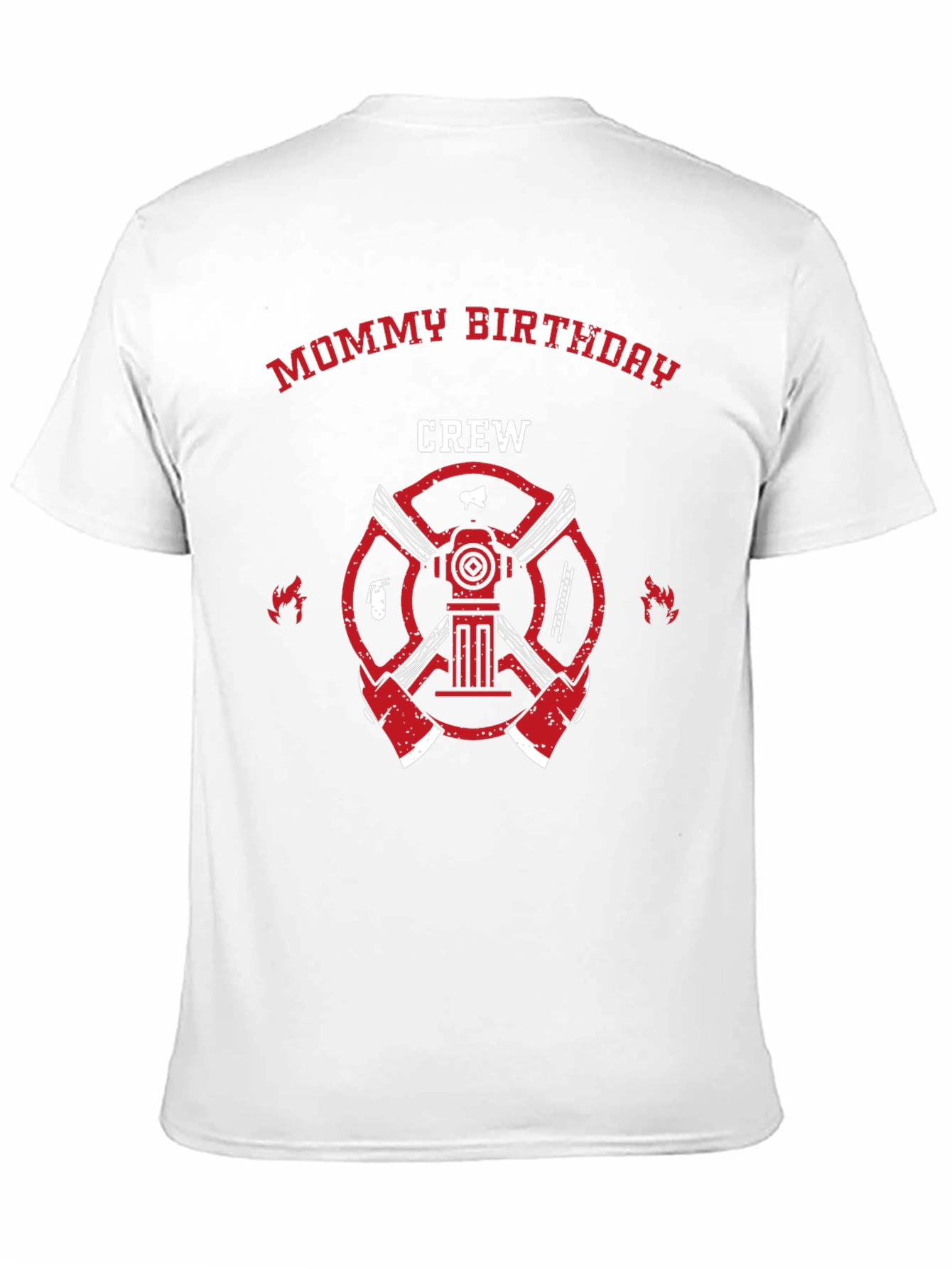 Mommy Birthday Crew Firefighter T-Shirt