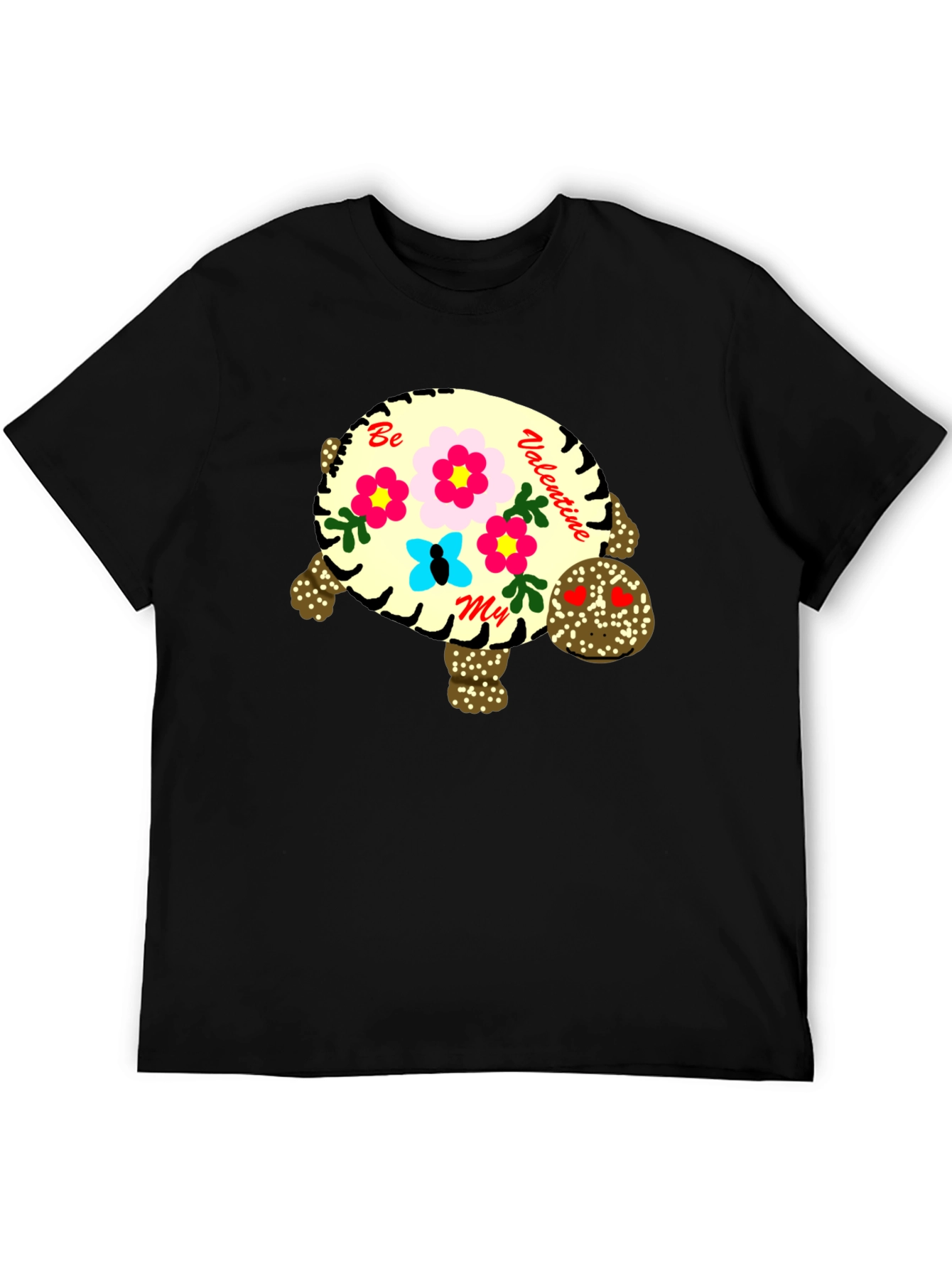Valentine Turtle Graphic T-Shirt